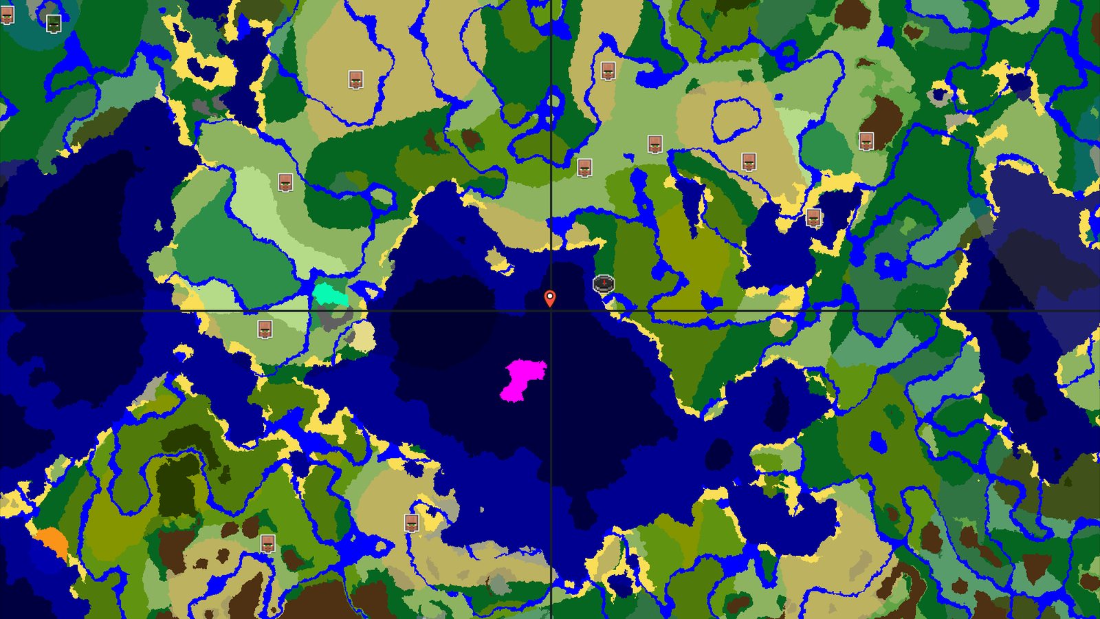 Jungle Temple at Spawn, Mushroom Fields Nearby — Minecraft seed preview