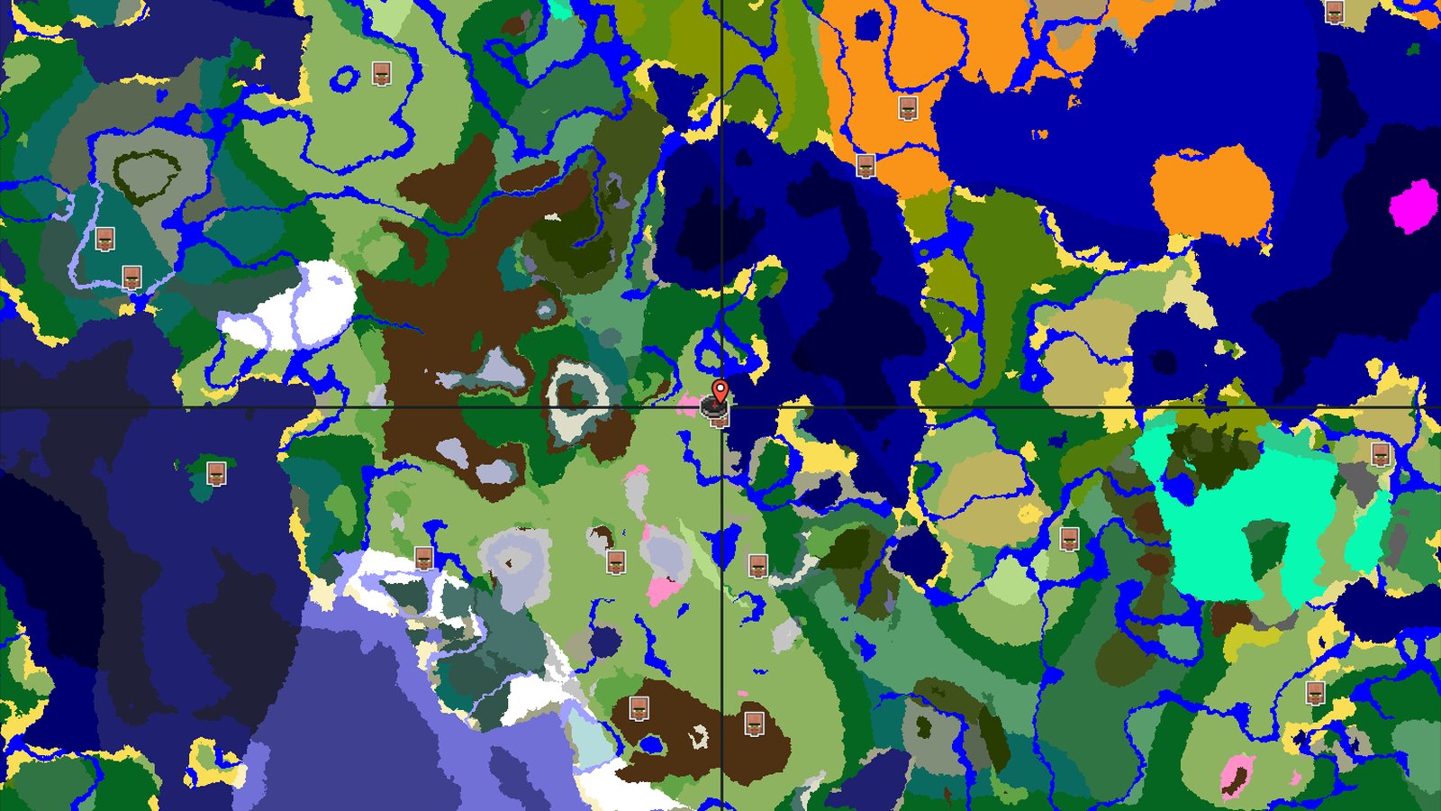 Spawn Near a Cherry Grove, Village, and Shipwreck — Minecraft seed preview