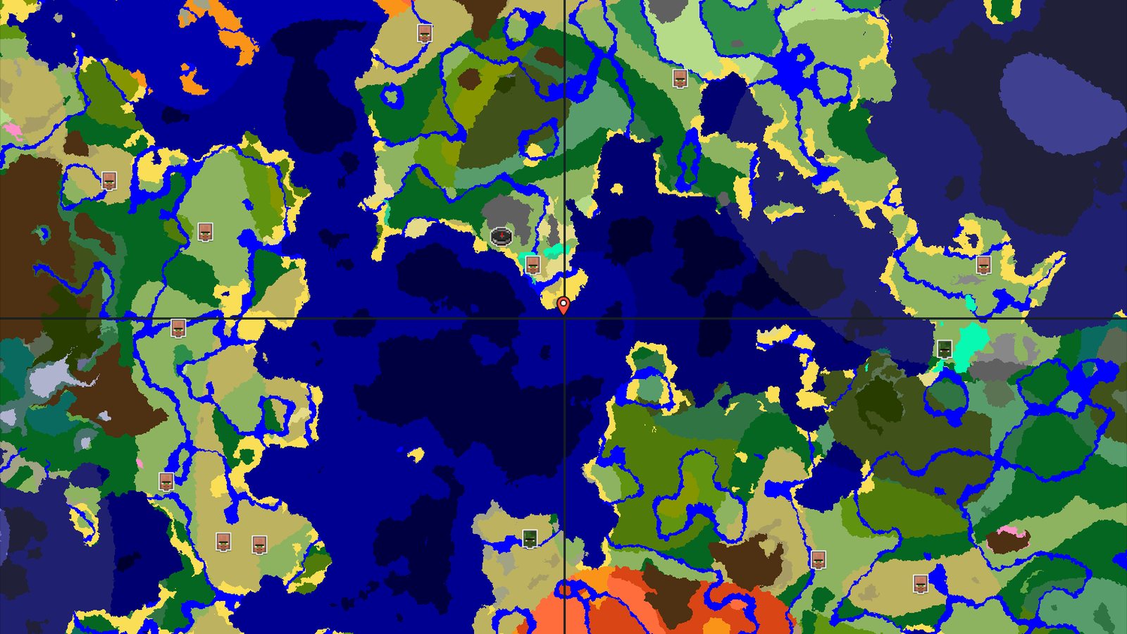 Village and Mangrove Swamp Near Plains Spawn — Minecraft seed preview