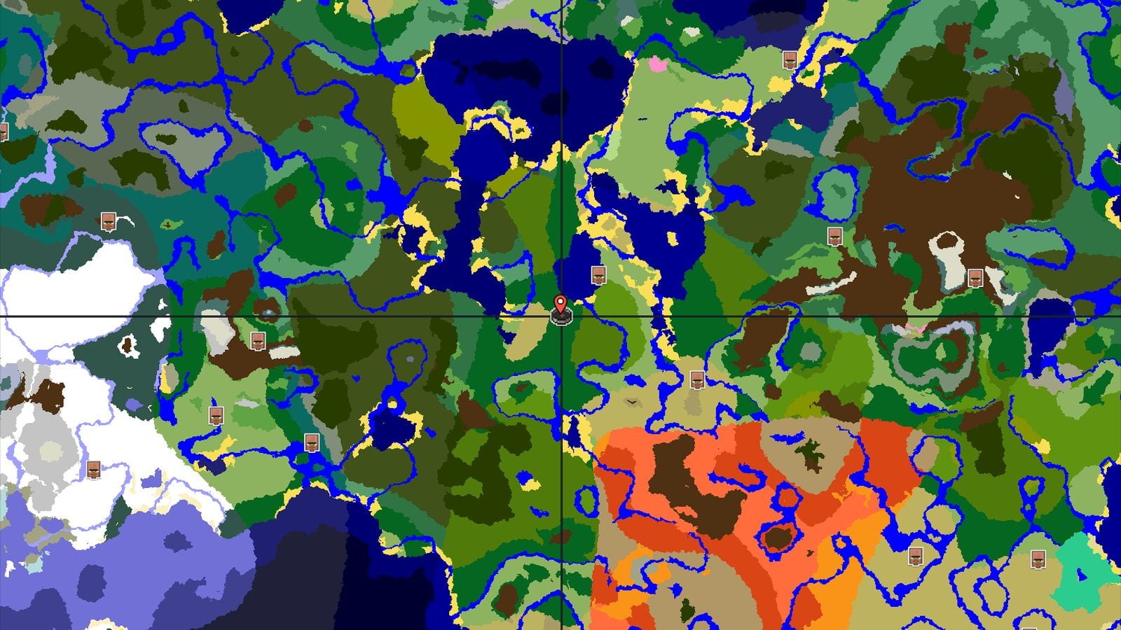 Jungle Temple and Trail Ruins Near Spawn — Minecraft seed preview