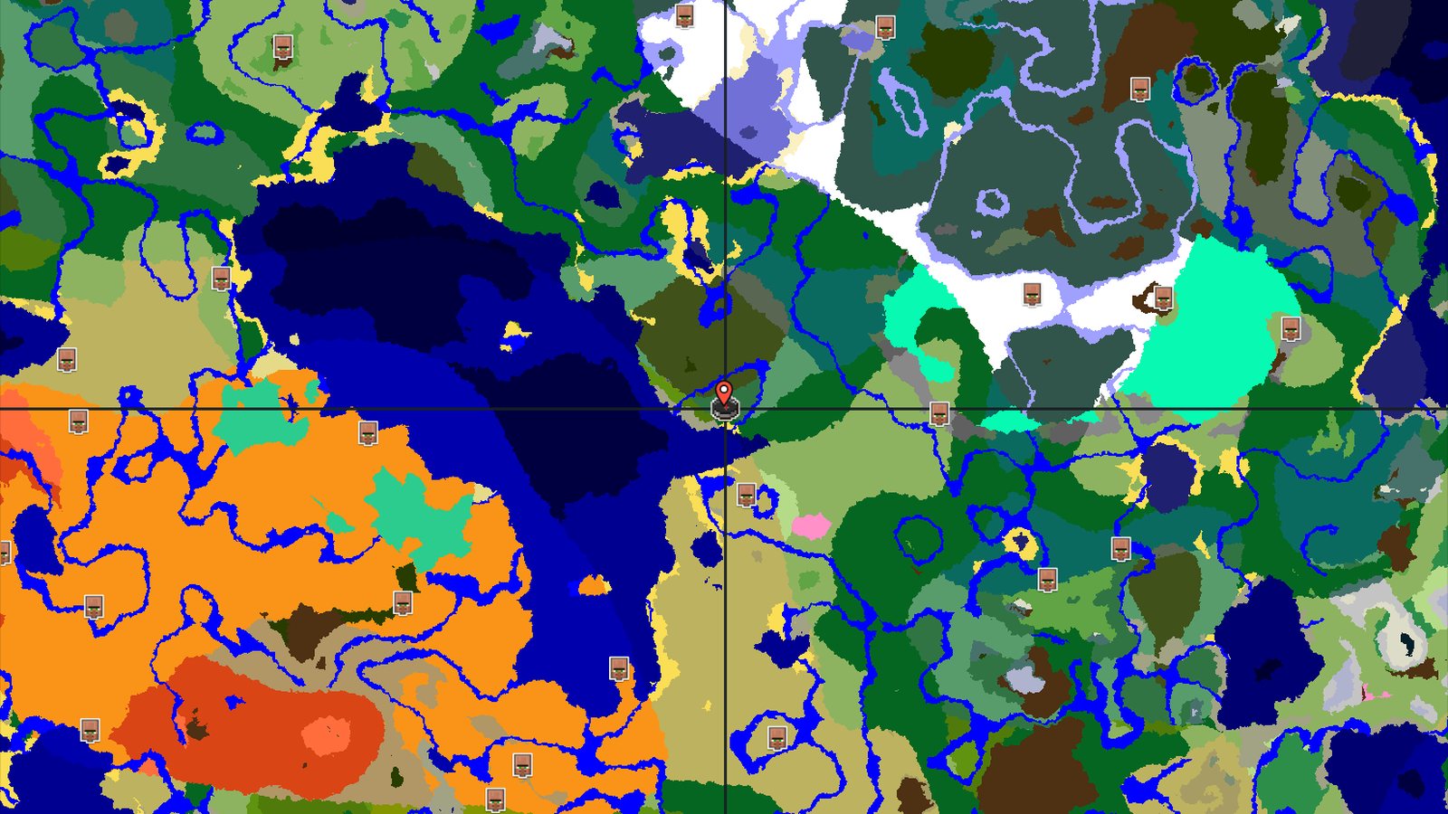 Birch Forest Spawn with Nearby Jungle and Village — Minecraft seed preview
