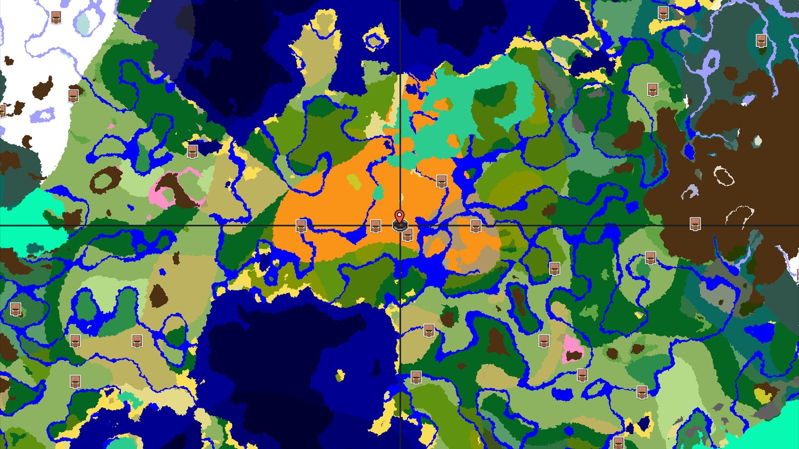 Bamboo Jungle Near Spawn in a Desert World — Minecraft seed preview
