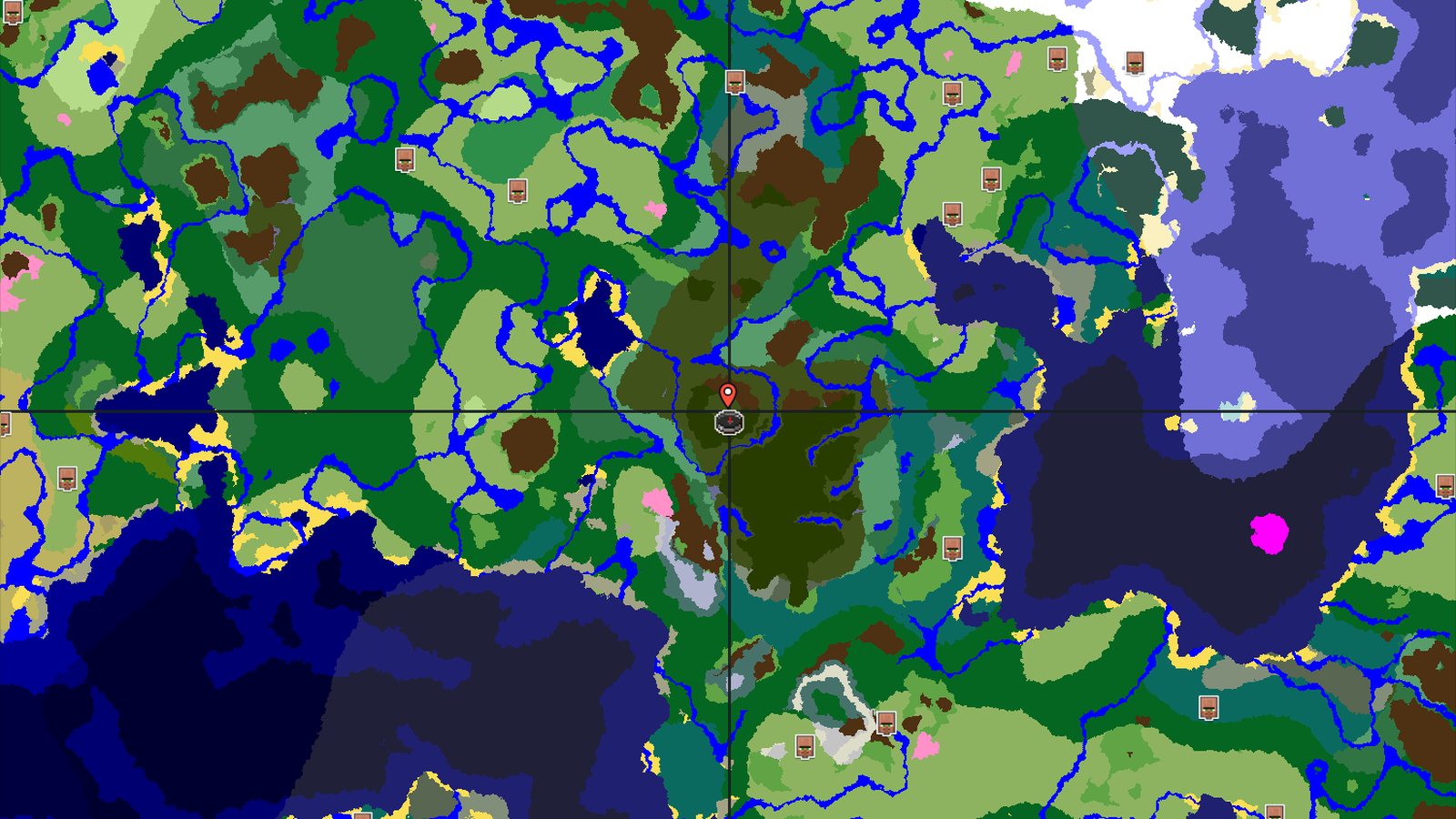 Dark Forest Start with a Close Woodland Mansion — Minecraft seed preview