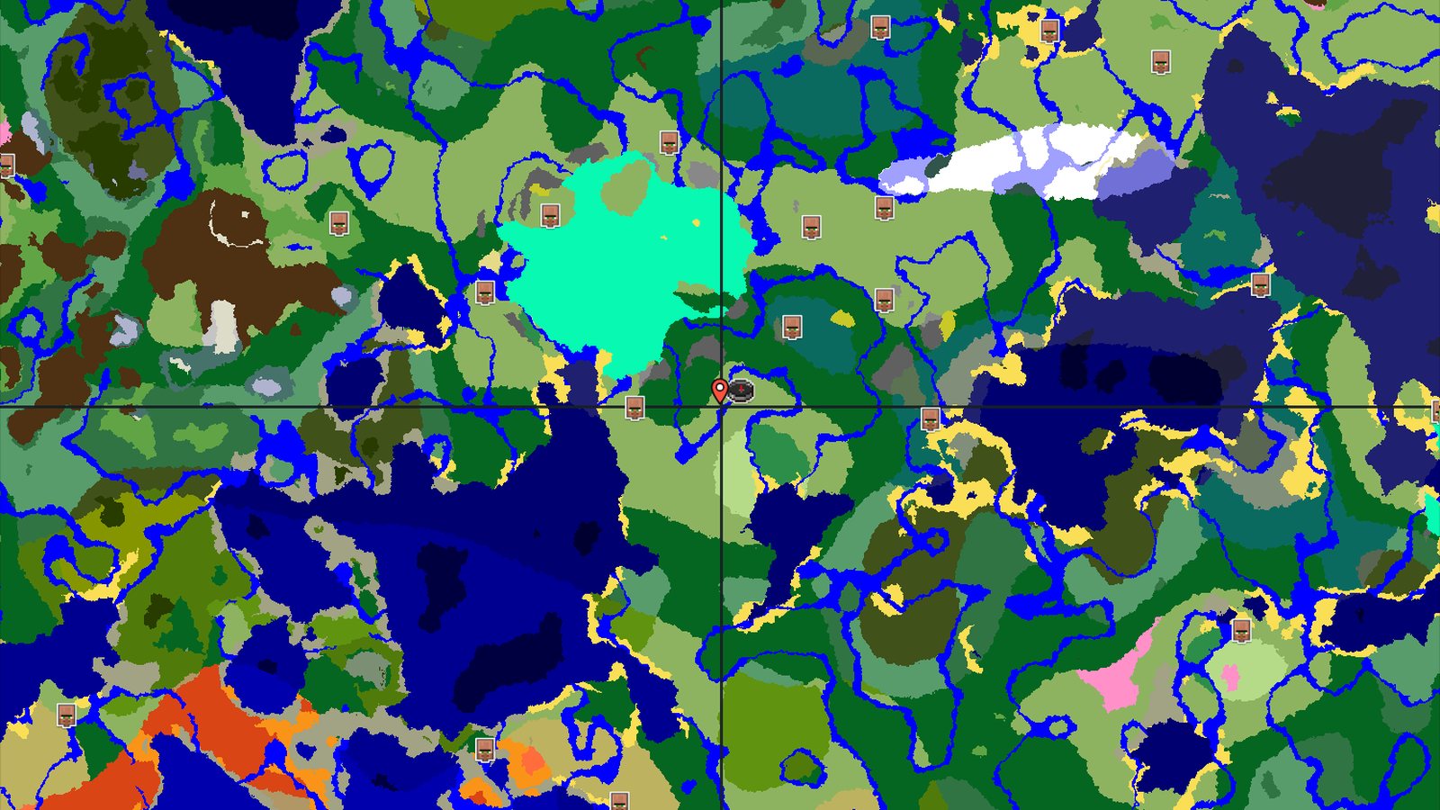 Plains Spawn with Nearby Flower Forest and Village — Minecraft seed preview