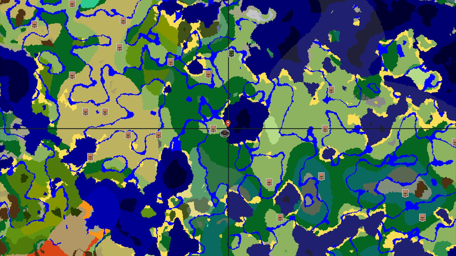 Spawn in a Forest with a Village and Shipwreck nearby — Minecraft seed preview