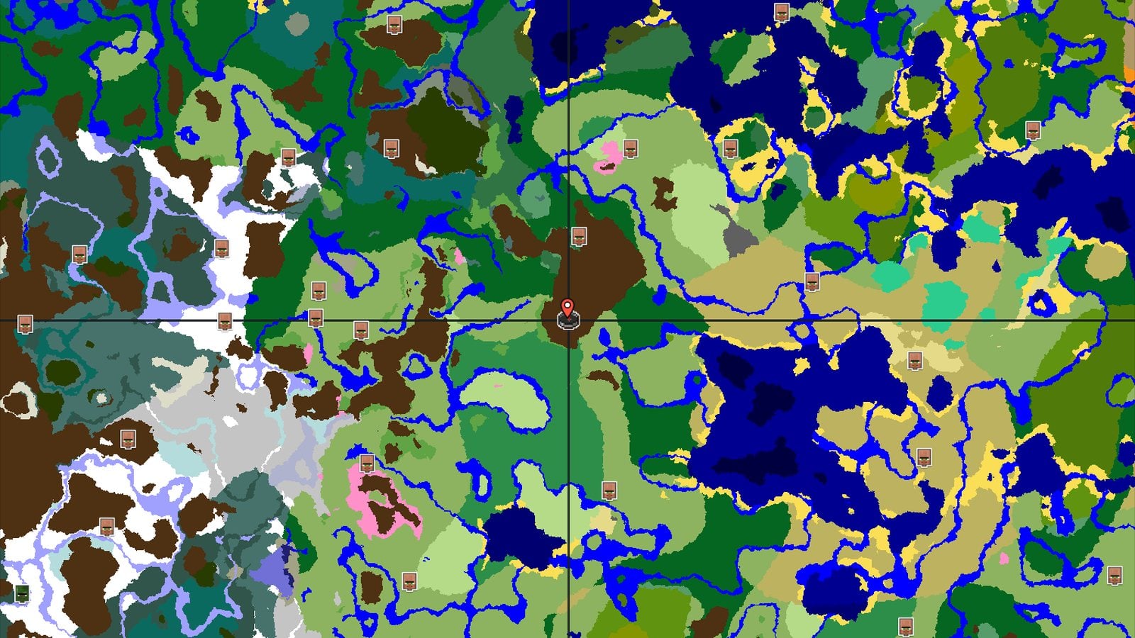Spawn in Meadows, With a Flower Forest Nearby — Minecraft seed preview