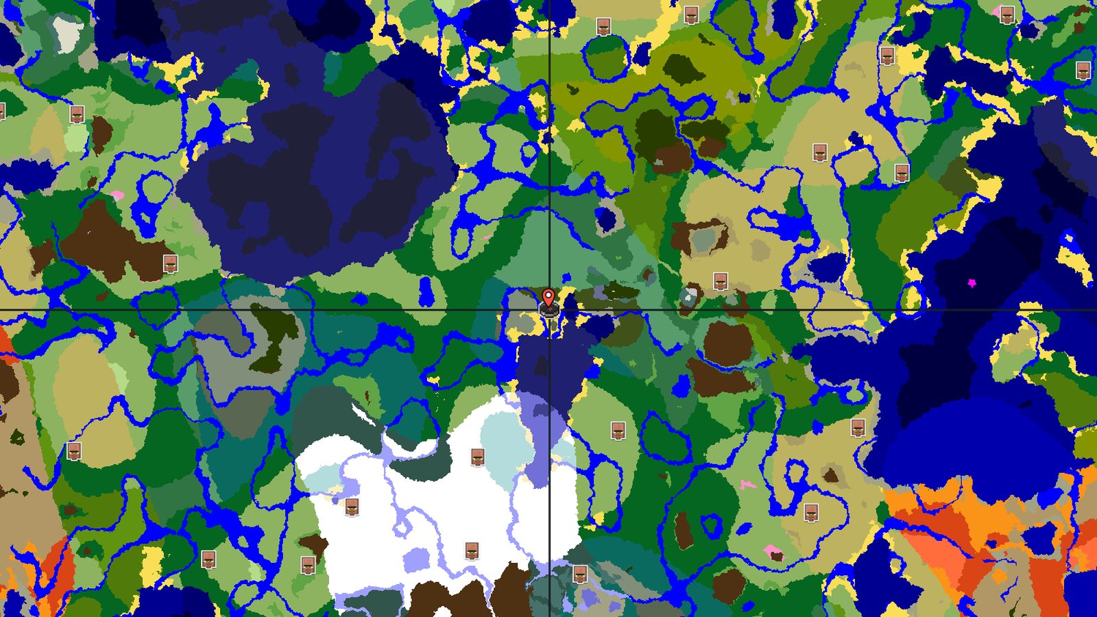 Old Growth Pine Taiga Valley with Ocean Ruins — Minecraft seed preview