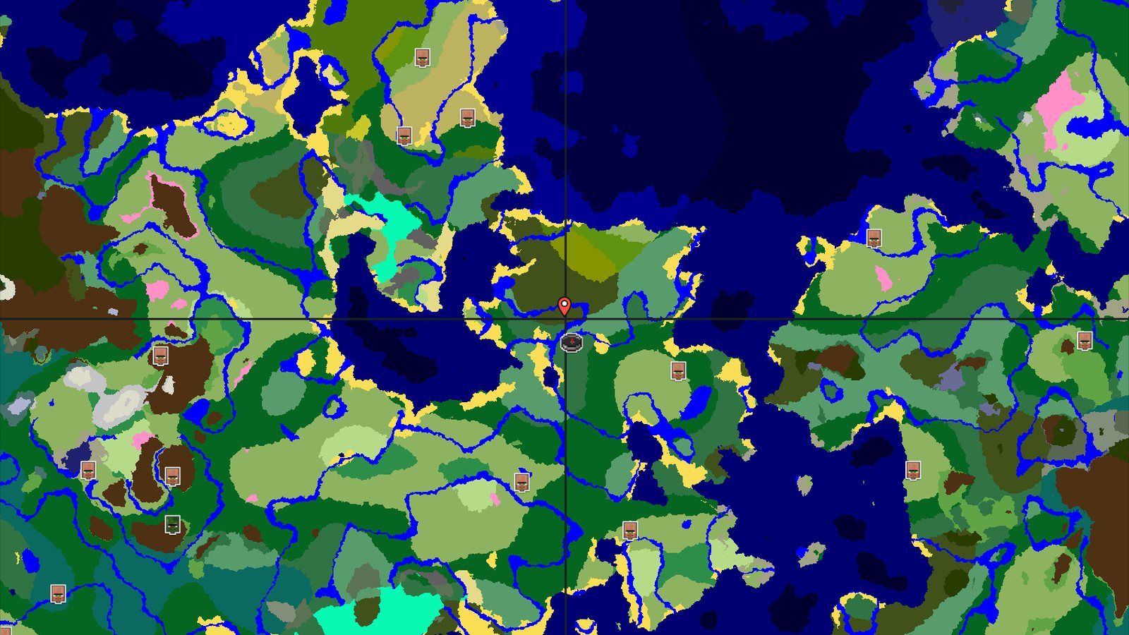 Birch Forest Spawn with Nearby Jungle Temple — Minecraft seed preview