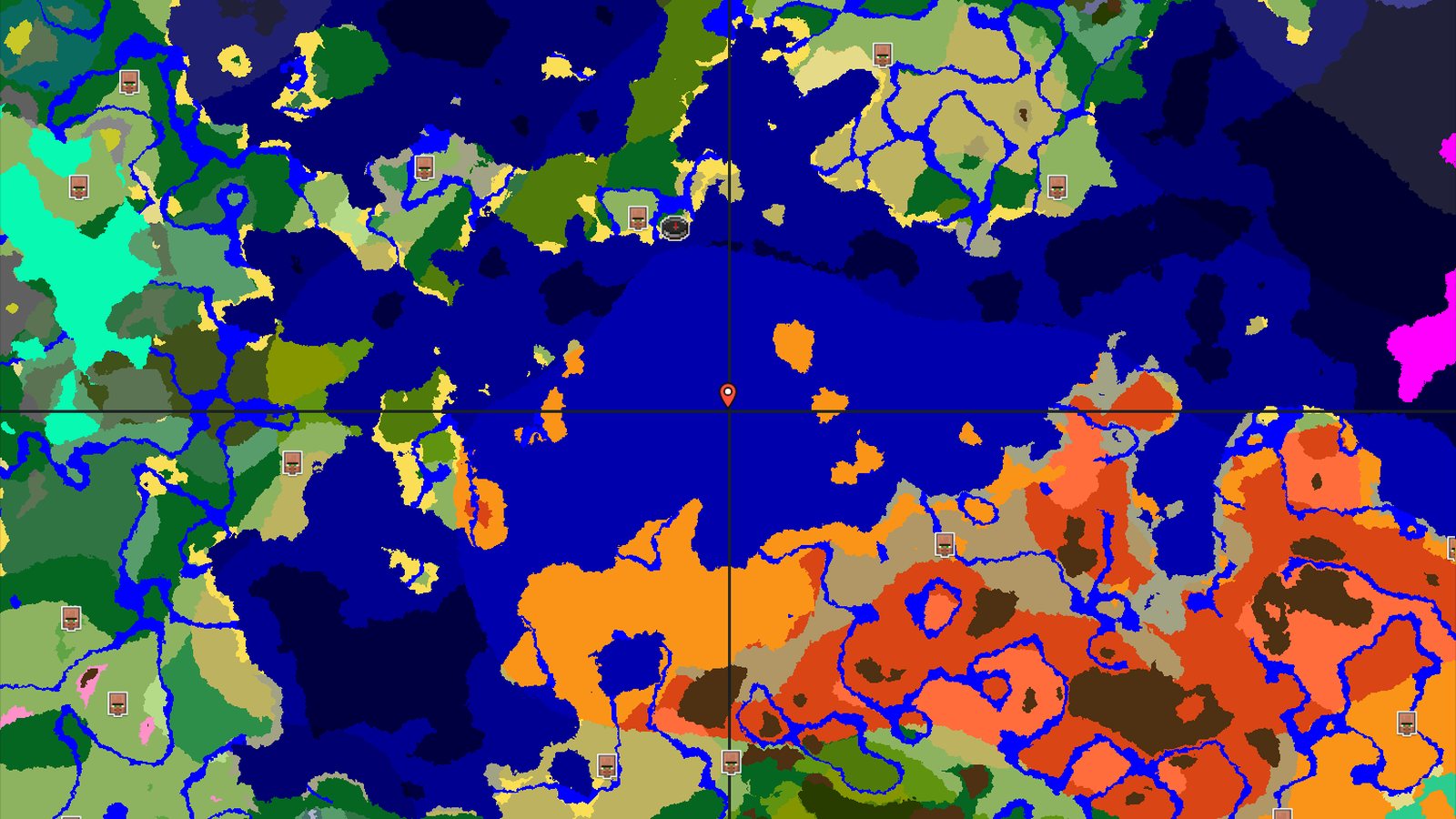 Spawn on a Beach with a Village Nearby — Minecraft seed preview