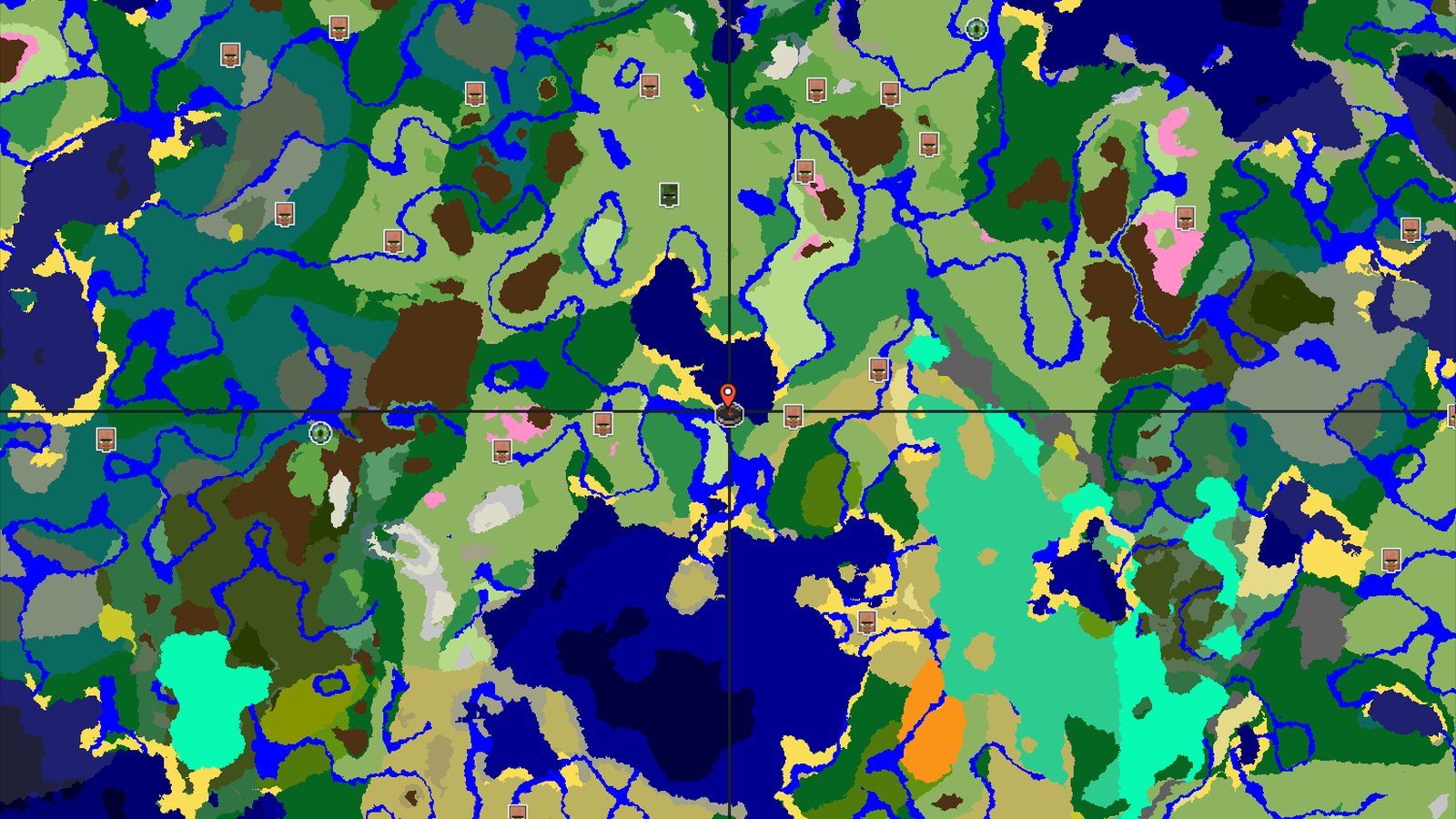 Flower Forest Spawn with Nearby Village and Trial Chambers — Minecraft seed preview
