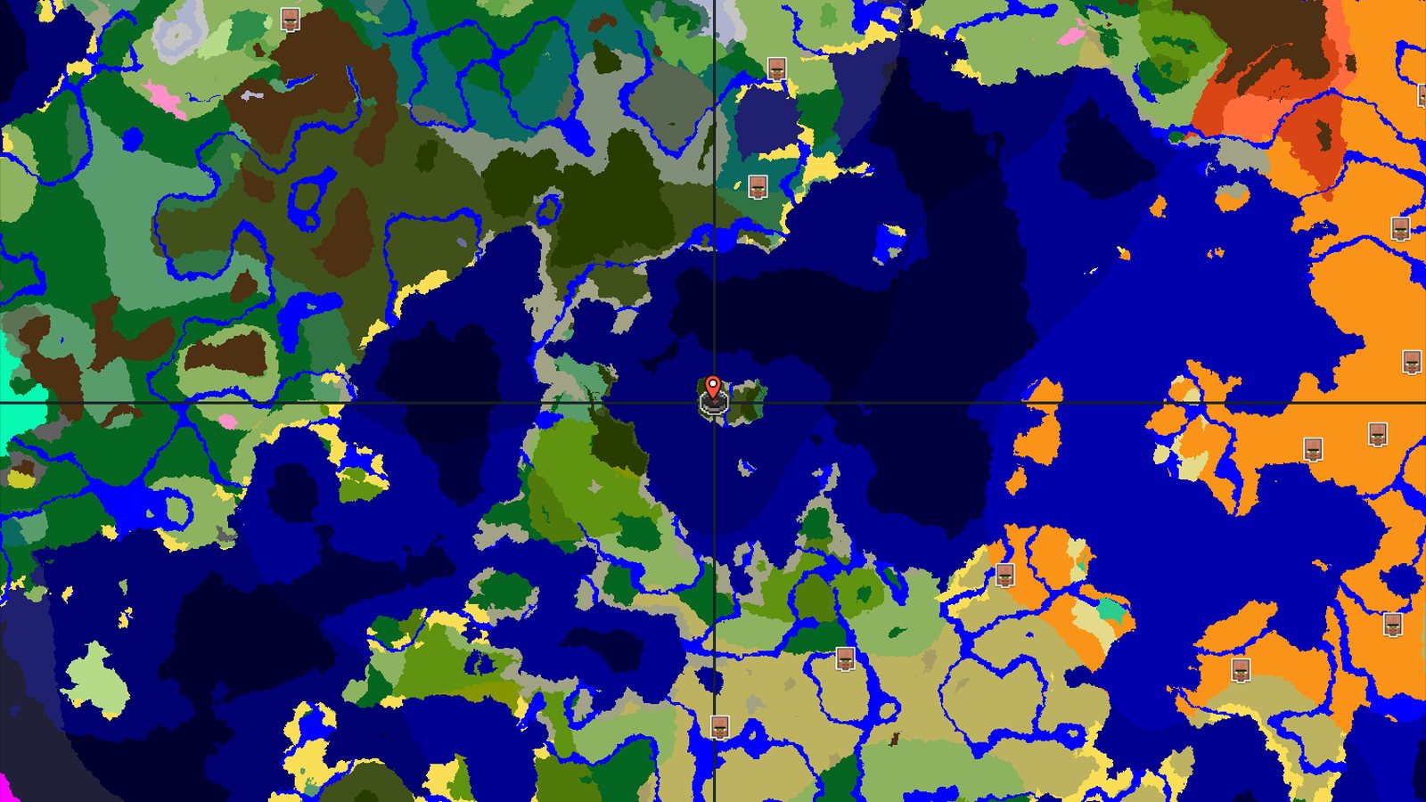 Dark Forest Spawn with a Close Woodland Mansion — Minecraft seed preview