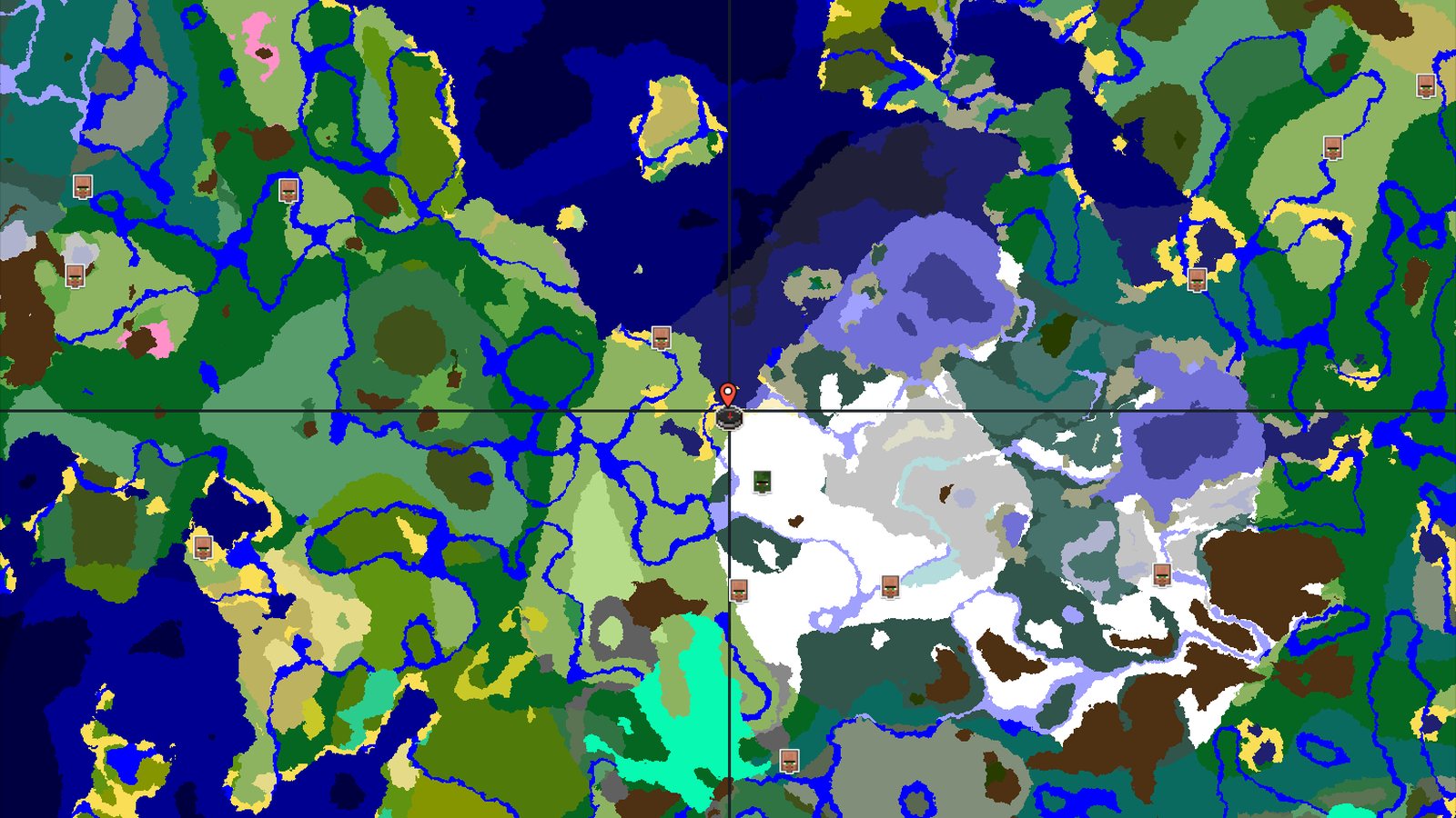 A Cold Start with Hidden Treasures — Minecraft seed preview