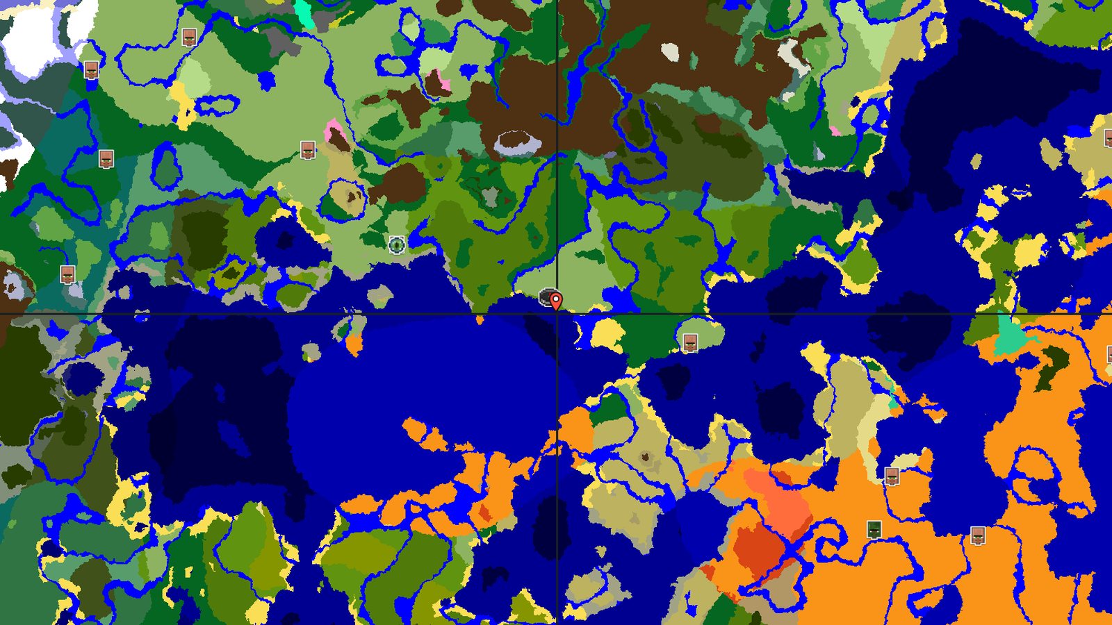 Plains Spawn Near Trial Chambers and Ocean Features — Minecraft seed preview