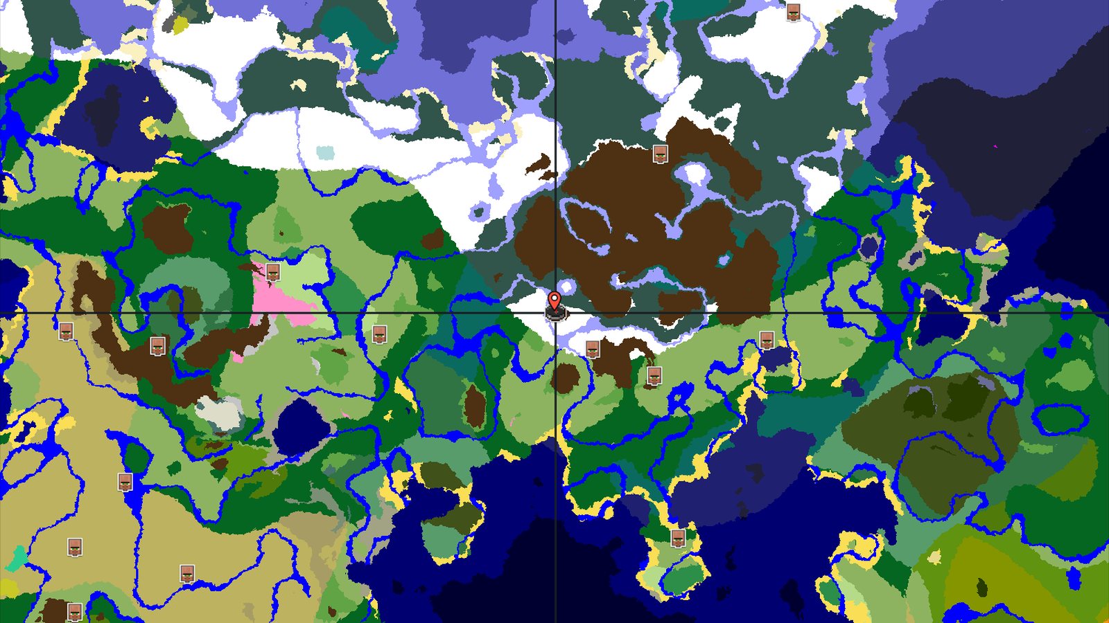 Snowy Plains Spawn with Nearby Ancient City — Minecraft seed preview