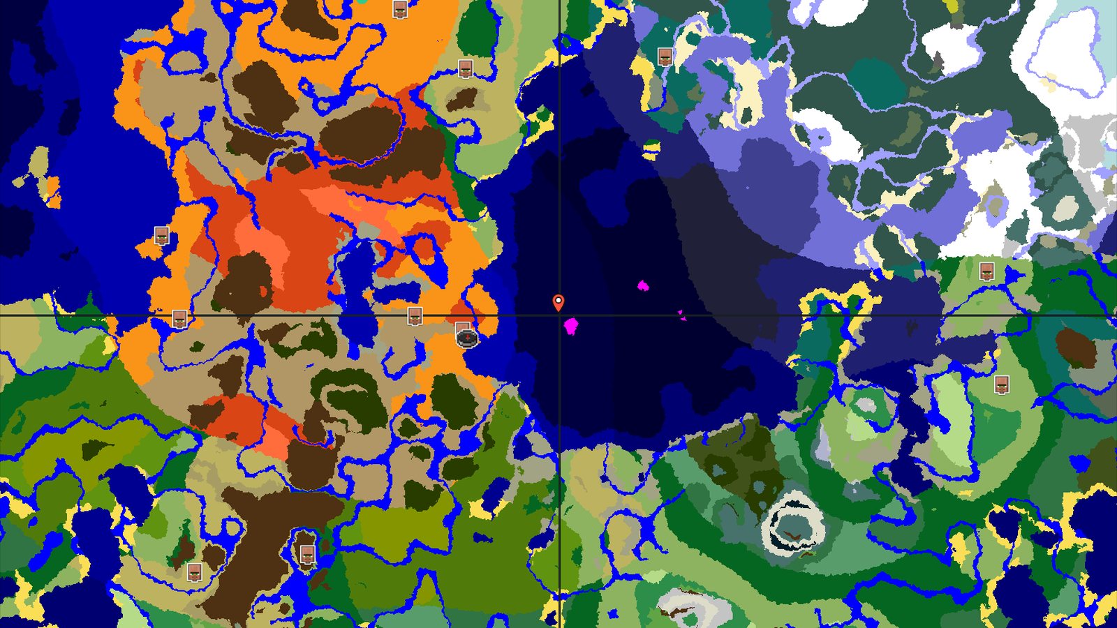 Mushroom Fields Island Near Spawn — Minecraft seed preview