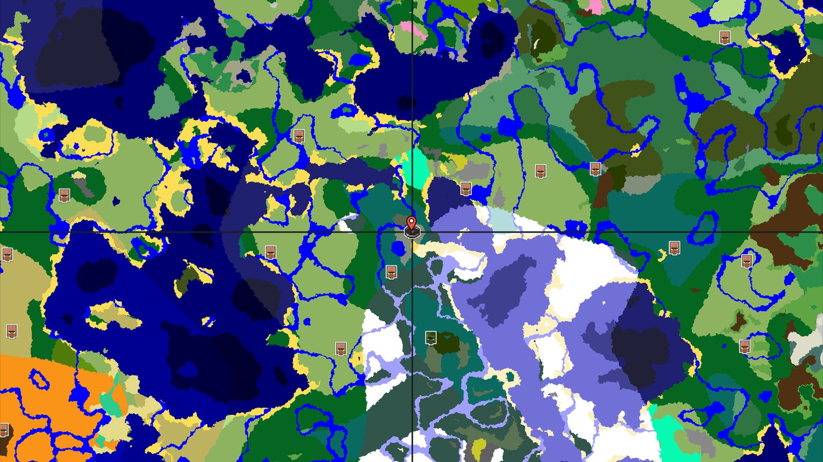 Spawn in a Spruce Taiga with Fast Ruined Portal — Minecraft seed preview