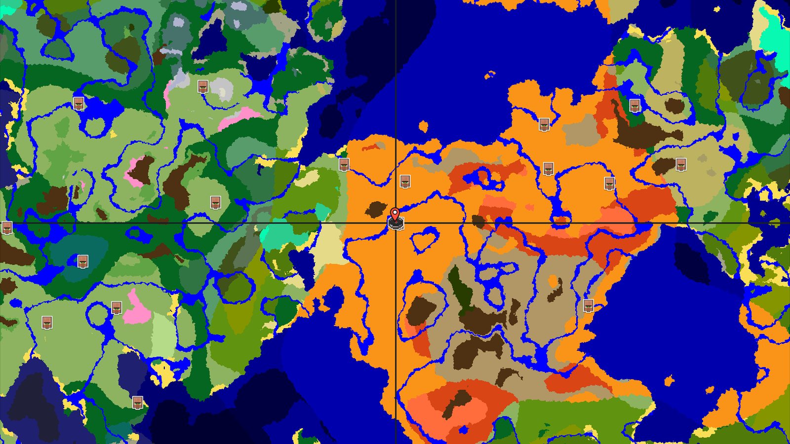 A Desert Start with a Nearby Village and Badlands — Minecraft seed preview