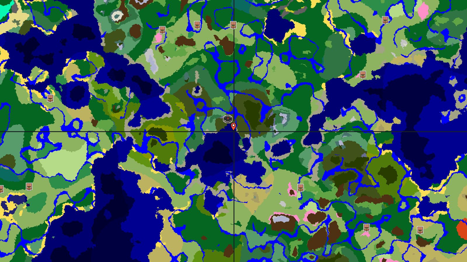Pale Garden Island Near Dark Forest Spawn — Minecraft seed preview