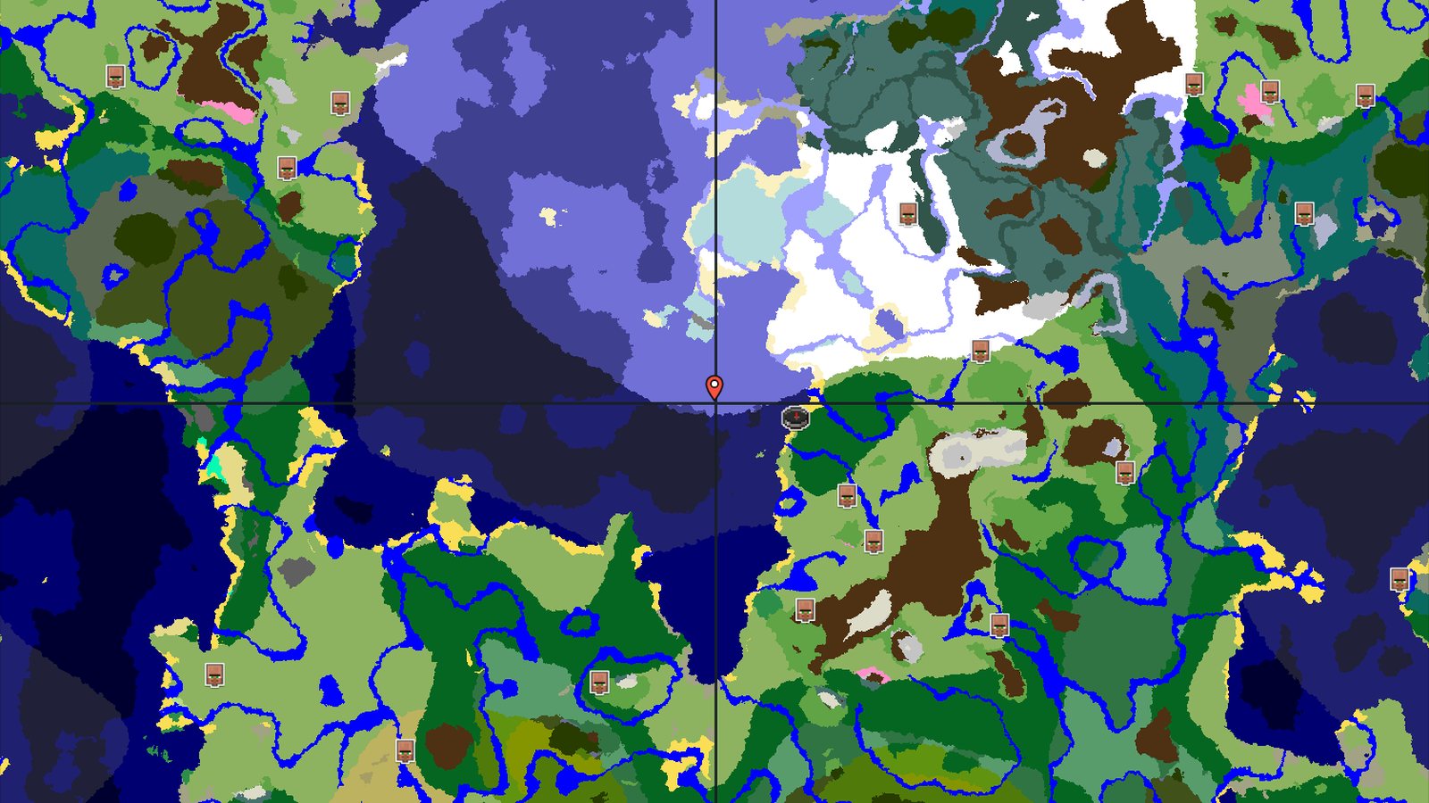 Spawn Near a Trial Chambers and Icy Biomes — Minecraft seed preview