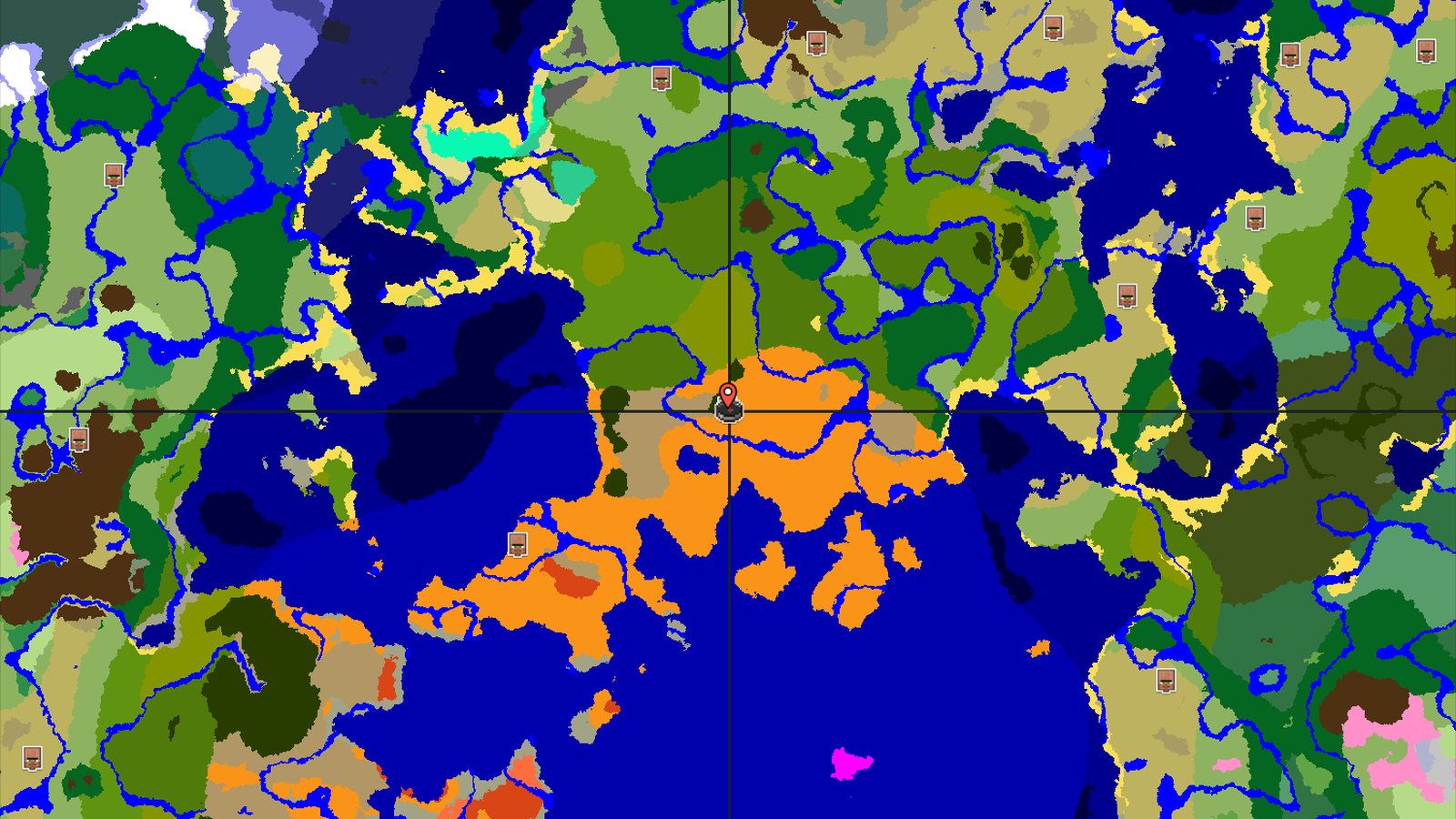 A Quick Village Start in a Desert Oasis — Minecraft seed preview