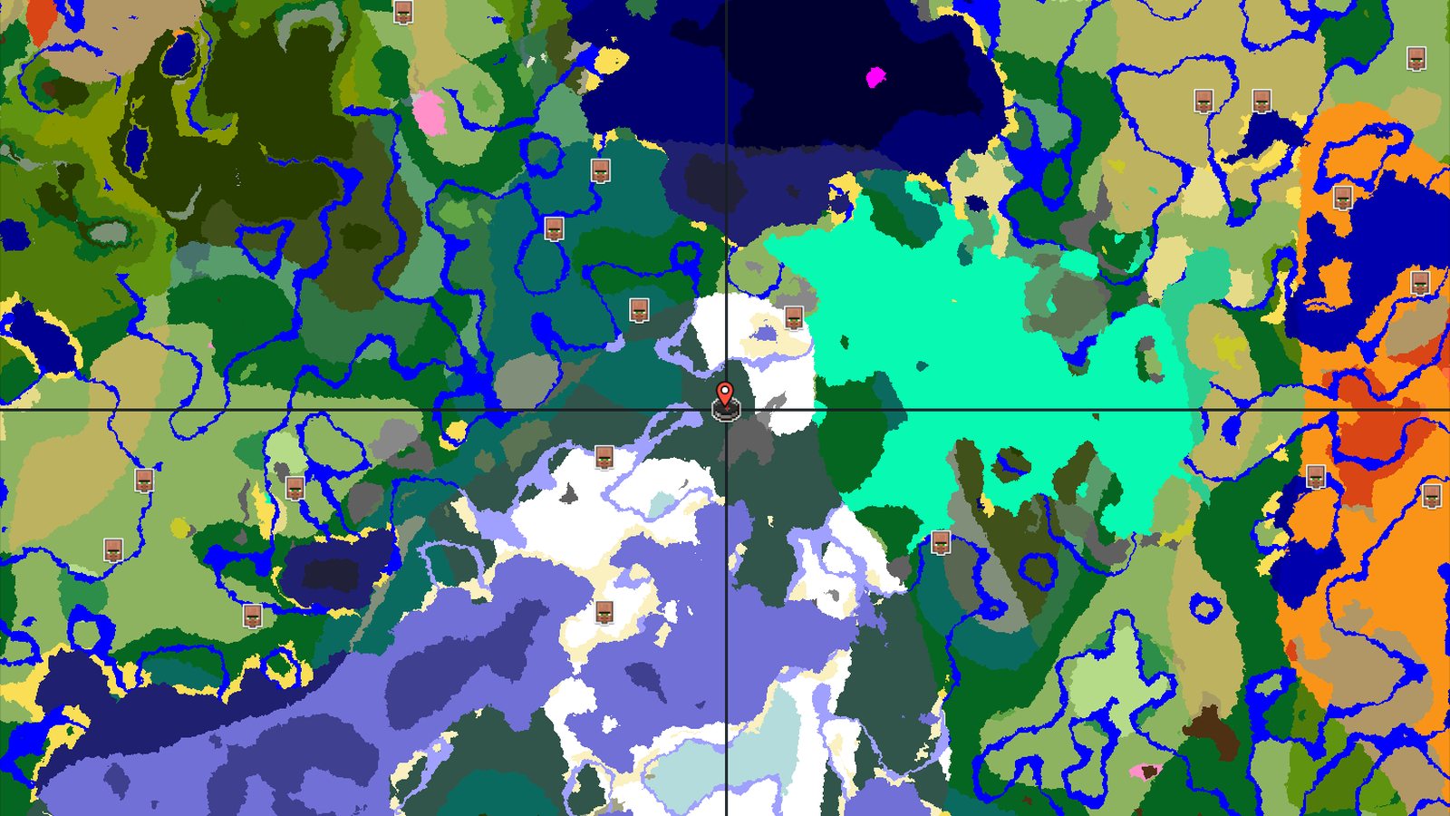 Snowy Taiga Spawn with Nearby Trial Chambers — Minecraft seed preview