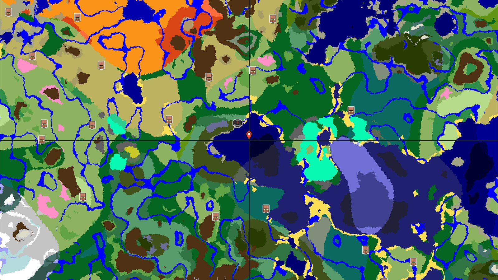 Spawn in a Dark Forest with a Pale Garden nearby — Minecraft seed preview