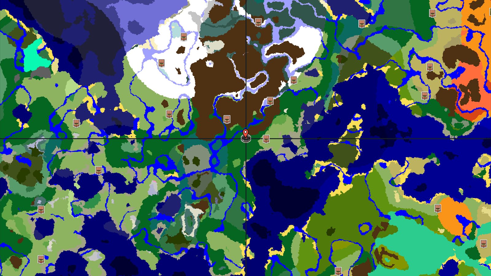 A Modest Forest Start With Quick Underground Access — Minecraft seed preview