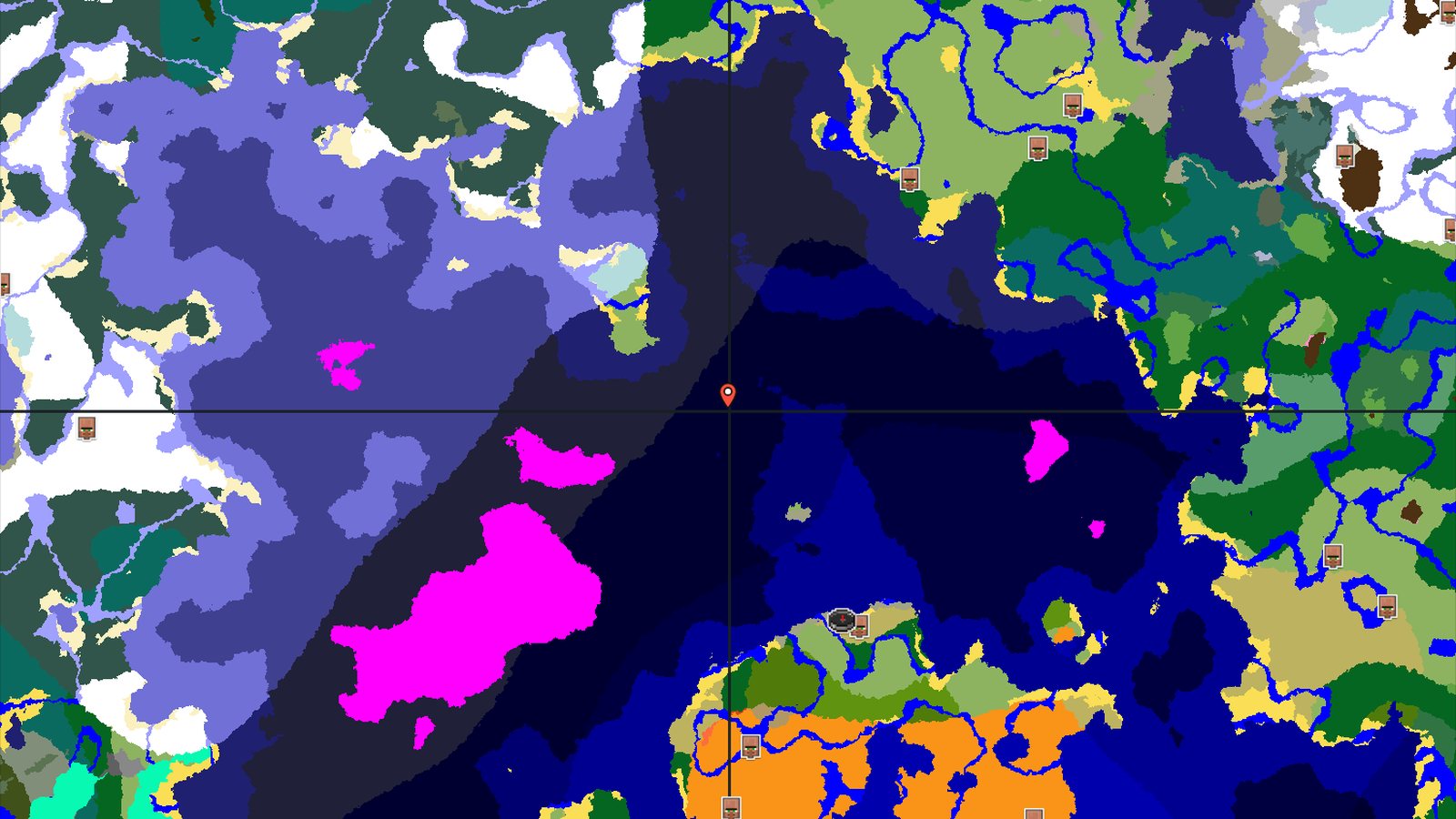 Spawn on a Mushroom Island with Savanna and Jungle Nearby — Minecraft seed preview