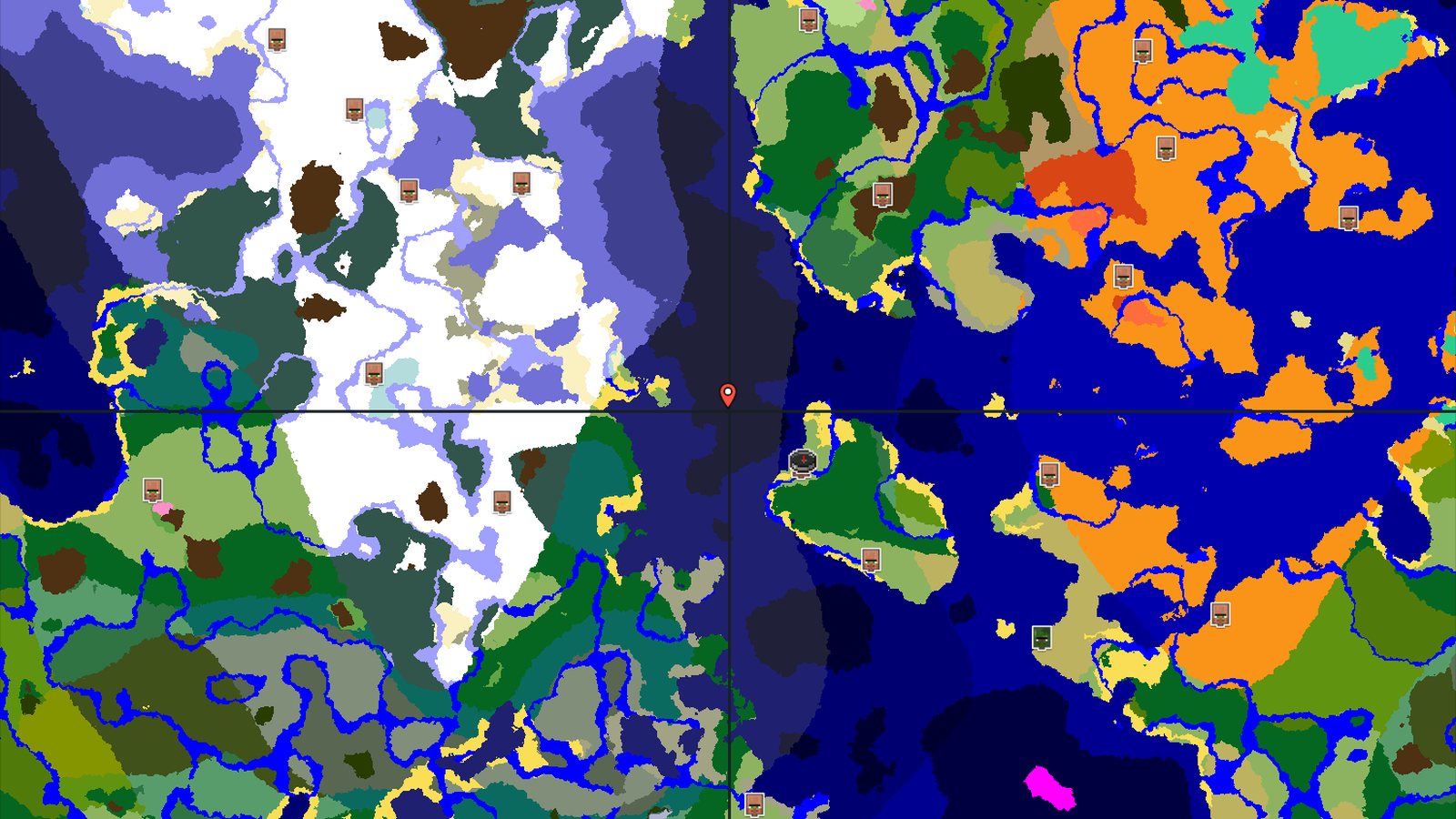 Village and Trial Chambers Near Spawn — Minecraft seed preview