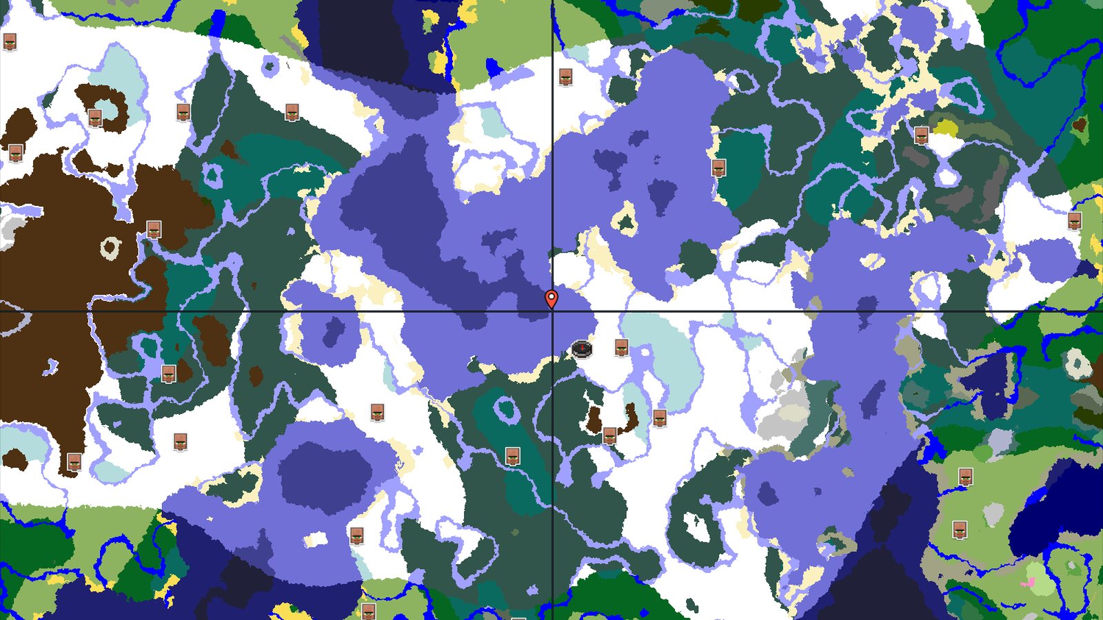 Frozen Ocean and Ice Spikes Near a Snowy Spawn — Minecraft seed preview