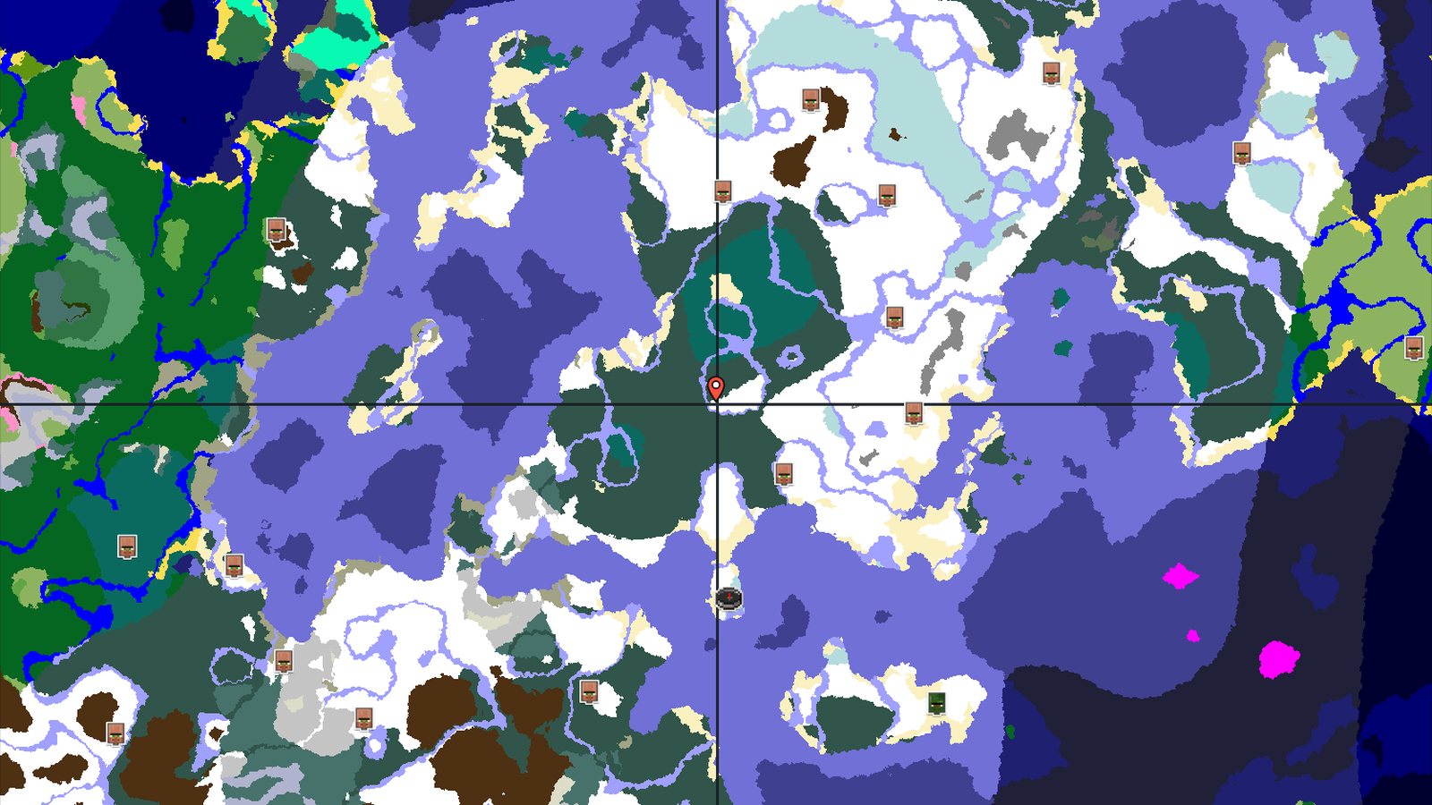 Ice Spikes Spawn with Nearby Trial Chambers — Minecraft seed preview