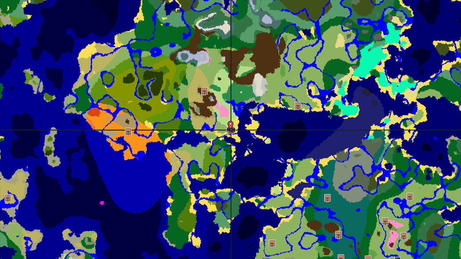 A Cherry Grove and Savanna Blend with Nearby Mountains — Minecraft seed preview