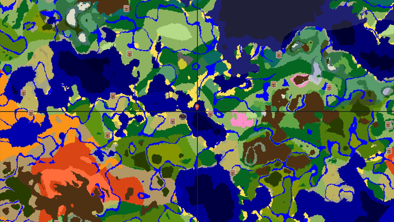 Savanna Spawn with Quick Access to Valuable Structures — Minecraft seed preview