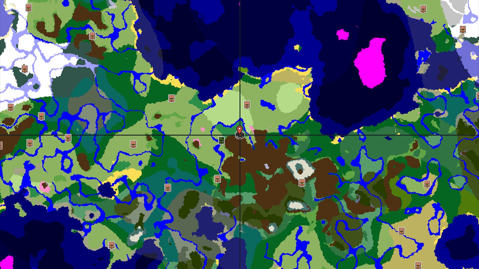 Flower Forest and an Abandoned Village Nearby — Minecraft seed preview