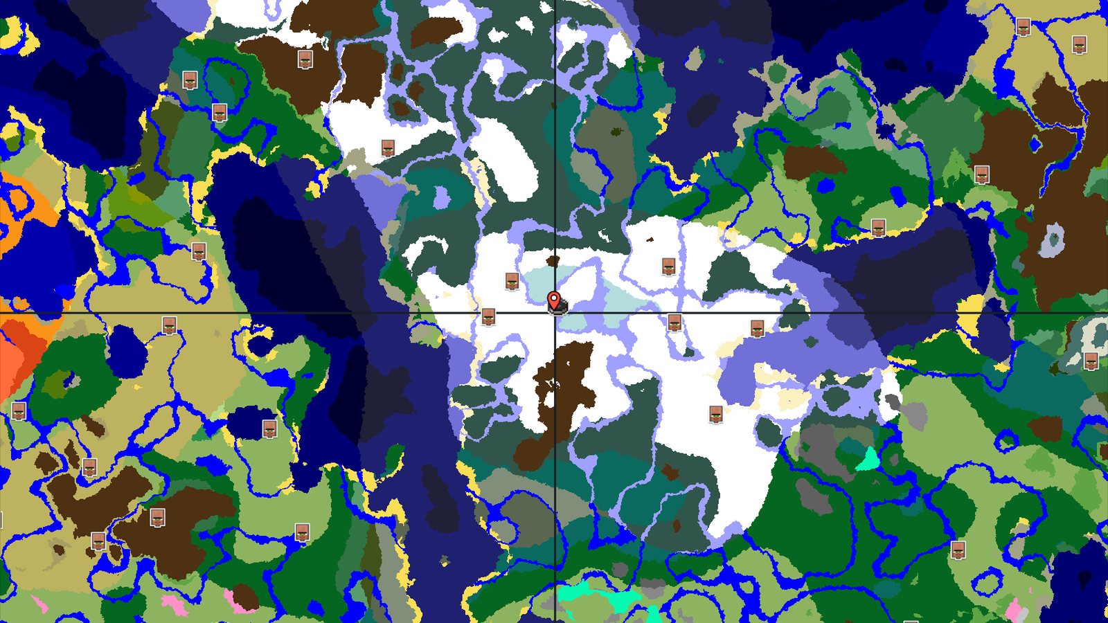 Ice Spikes Next to Spawn in a Snowy World — Minecraft seed preview