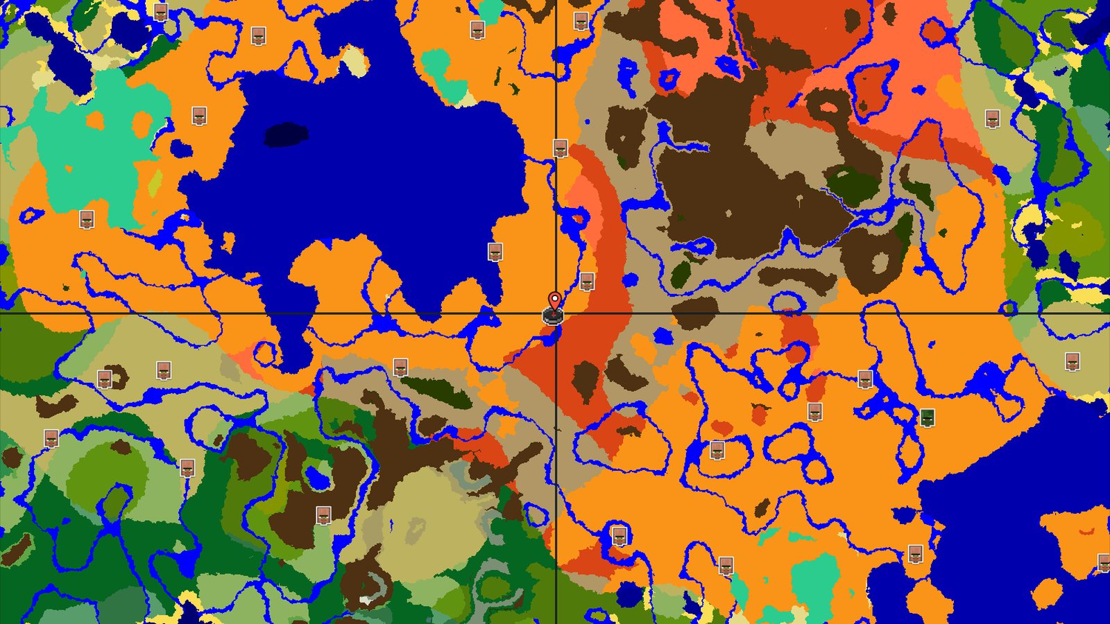 Desert Spawn with Nearby Badlands and a Trial Chamber — Minecraft seed preview