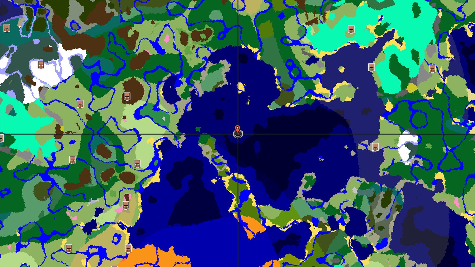 Dark Forest Island with Nearby Trial Chambers — Minecraft seed preview