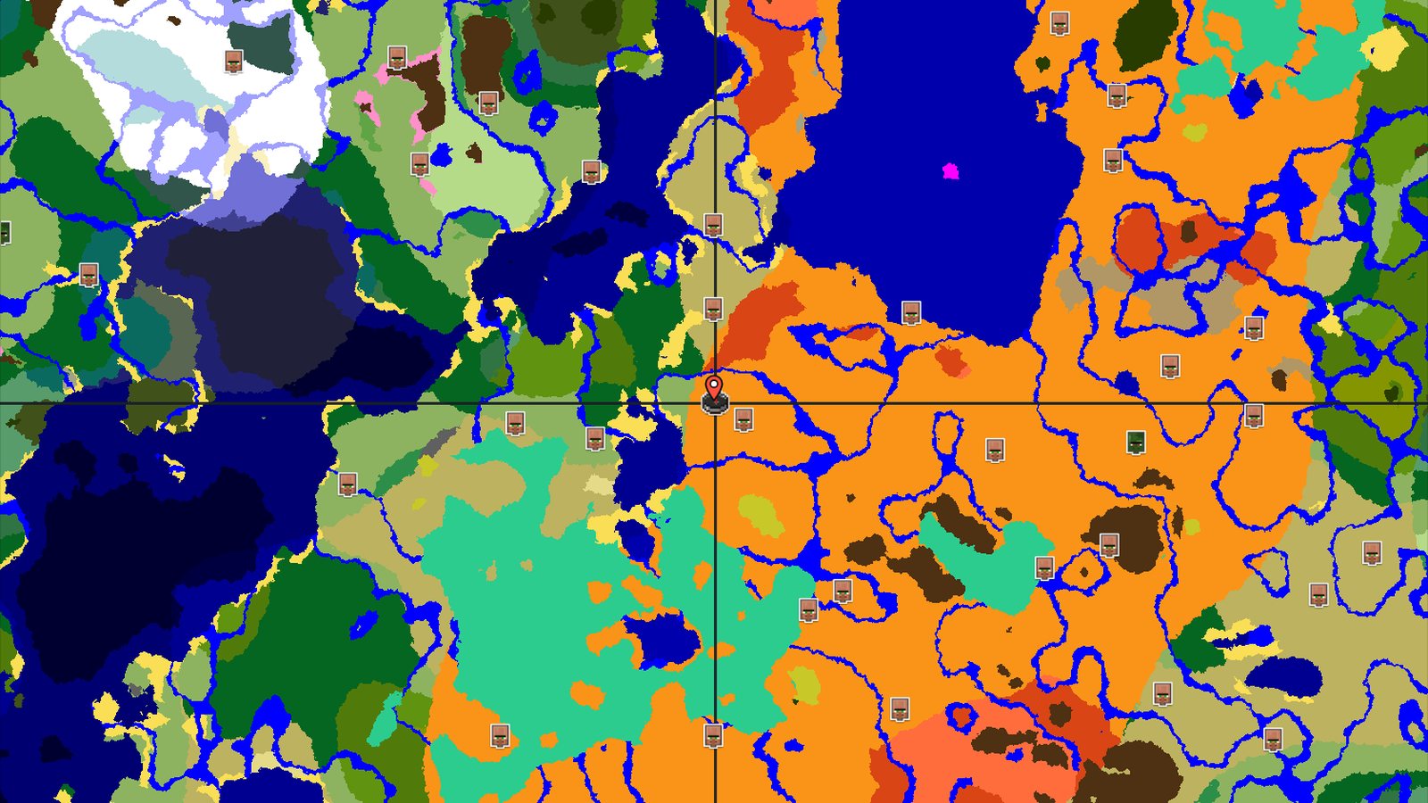 Desert Start with Quick Underground Access — Minecraft seed preview