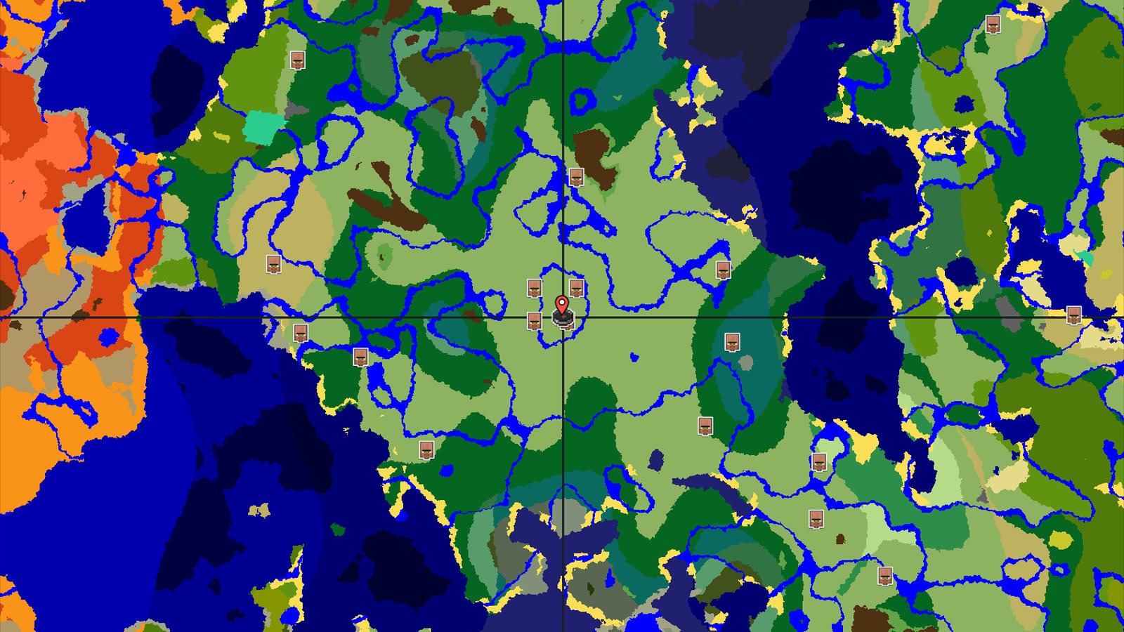 Plains Spawn with a Village and Trial Chambers Nearby — Minecraft seed preview