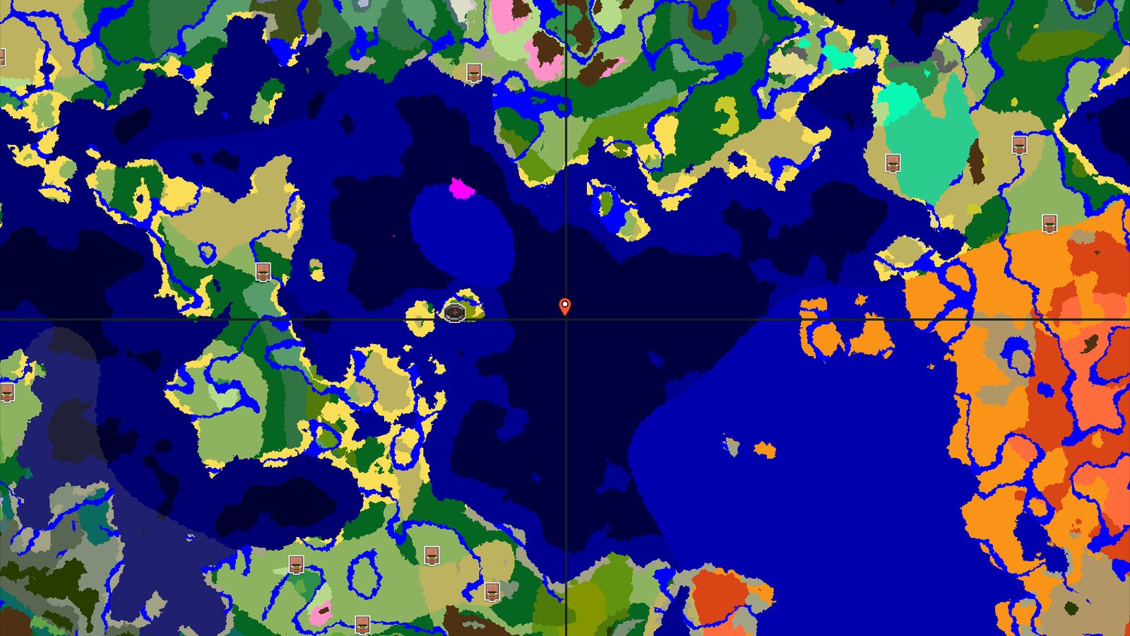 Sparse Jungle Island with Nearby Trial Chambers — Minecraft seed preview