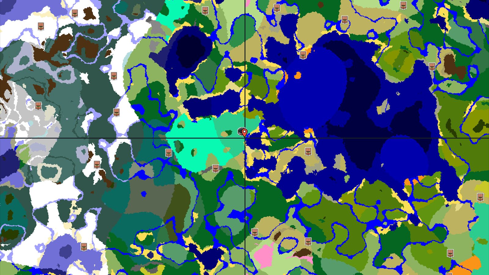 Mangrove Swamp Spawn with Nearby Trial Chambers — Minecraft seed preview