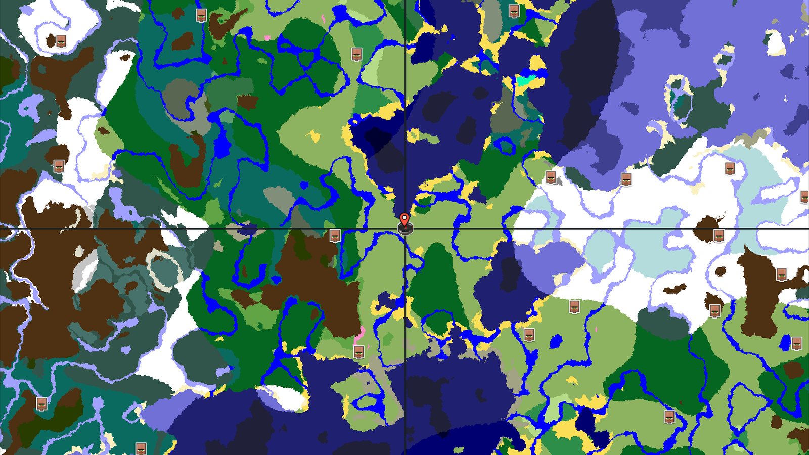Trial Chambers and Cold Ocean near a Plains Spawn — Minecraft seed preview