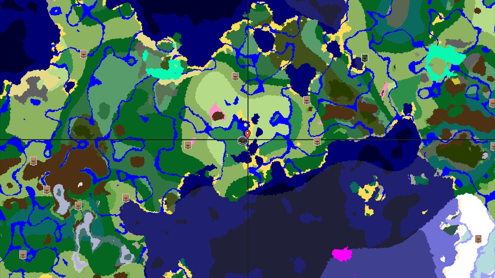 Flower Forest Spawn with Nearby Cherry Grove — Minecraft seed preview