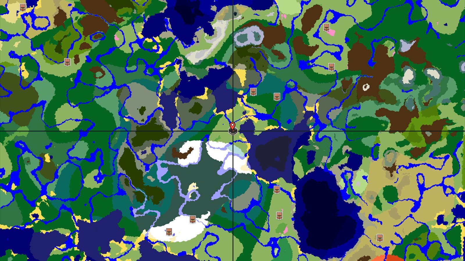 Ice Spikes Near Spawn with Cold Ocean Coasts — Minecraft seed preview