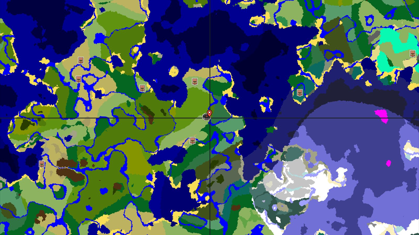 Spawn in a Sparse Jungle with a Village and Trial Chambers nearby — Minecraft seed preview