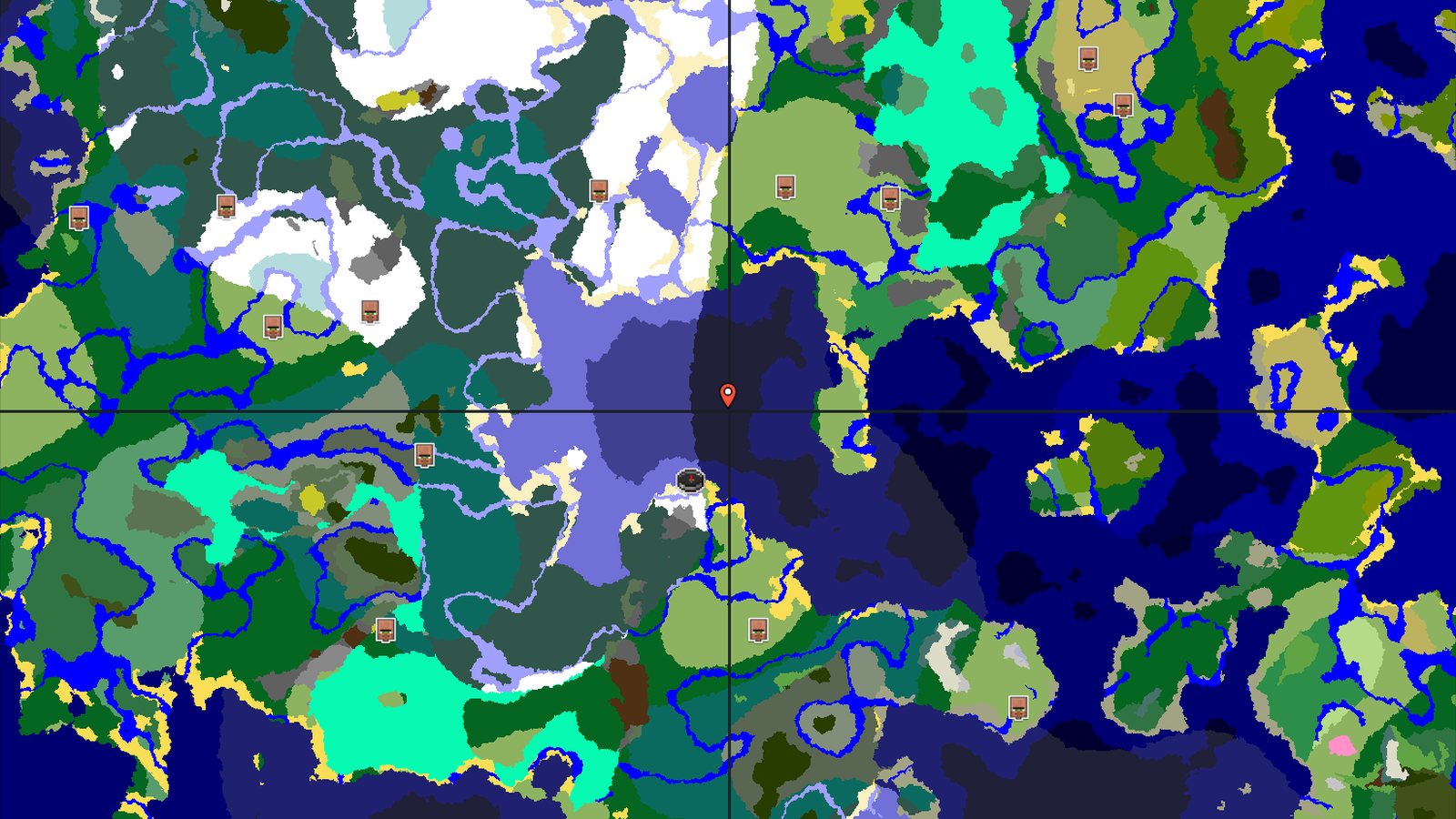 Frozen Ocean Start with Nearby Trial Chambers — Minecraft seed preview