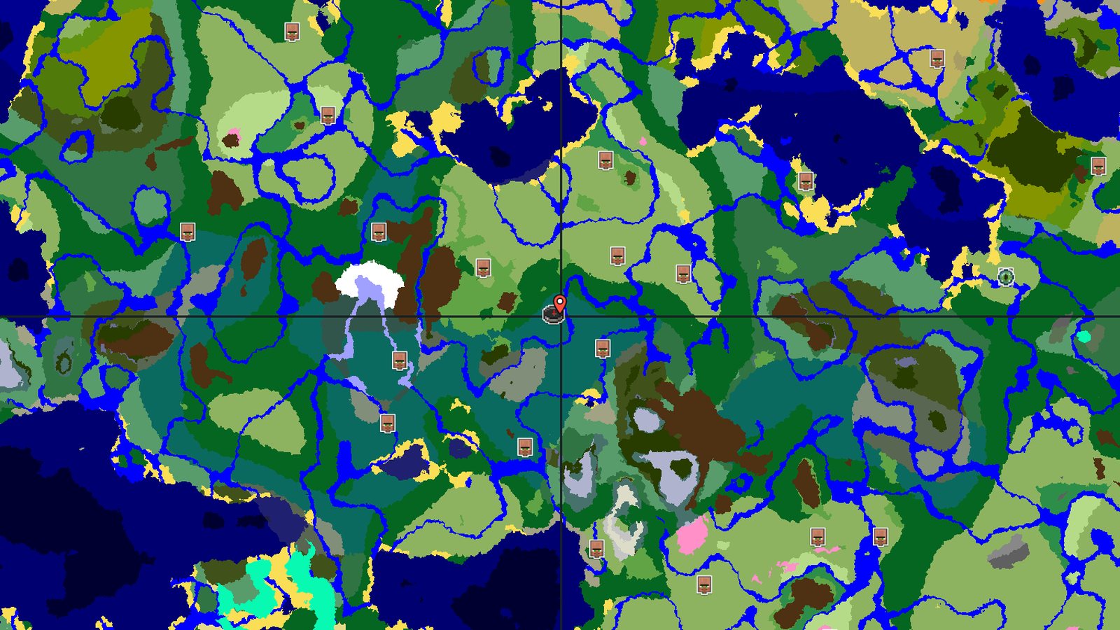 Woodland Mansion and Trial Chambers Near Taiga Spawn — Minecraft seed preview