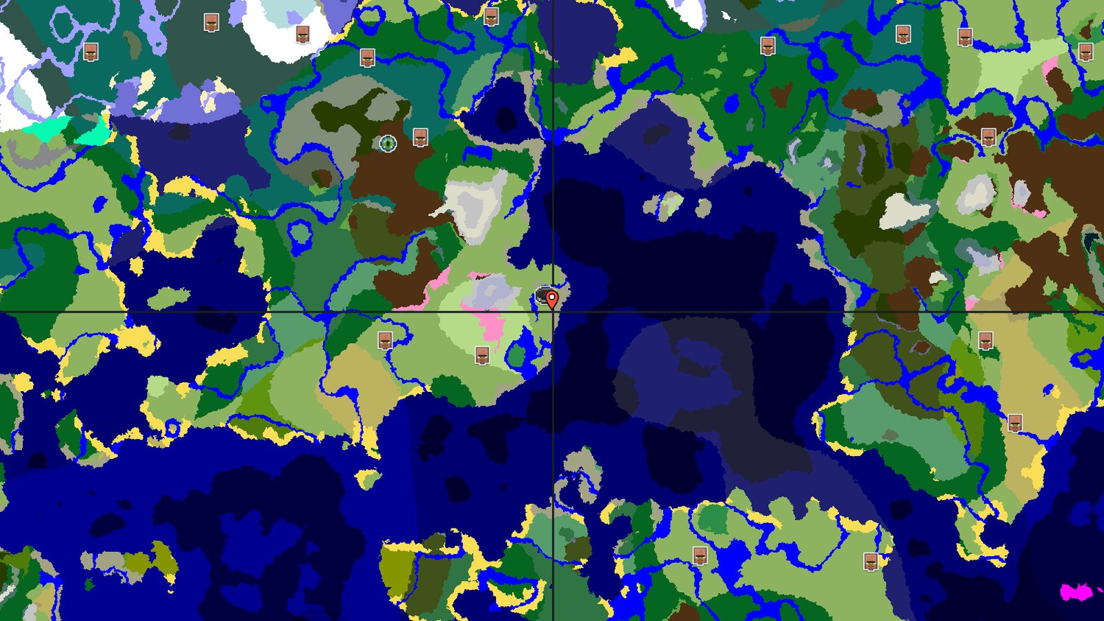 Quick Underground Loot and Fast Ocean Access — Minecraft seed preview