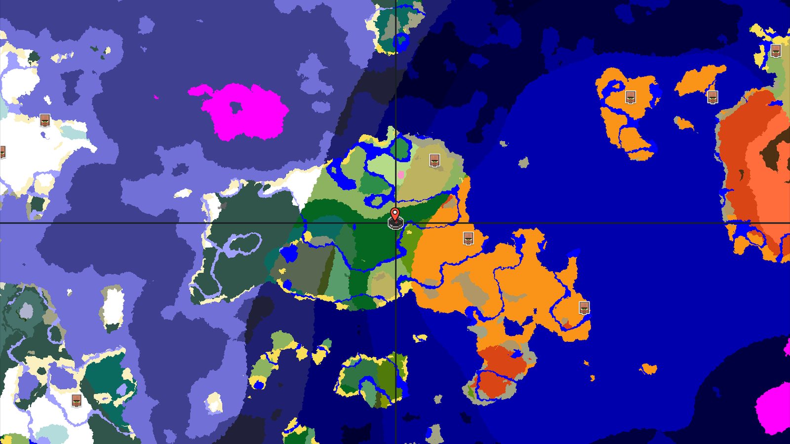 A Forest Start With Many Biomes Nearby — Minecraft seed preview