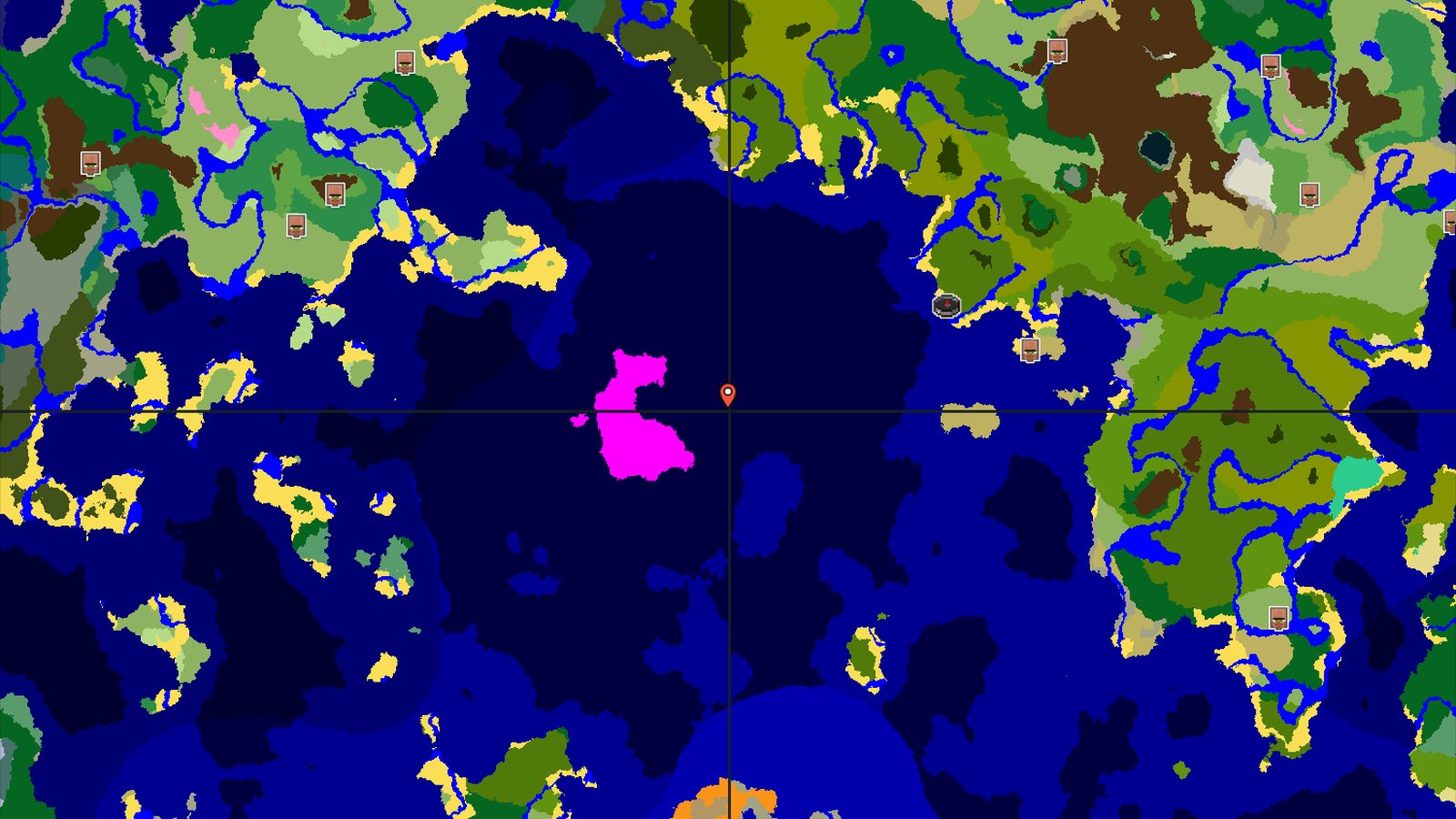 Village With Blacksmith Near Jungle and Ocean — Minecraft seed preview